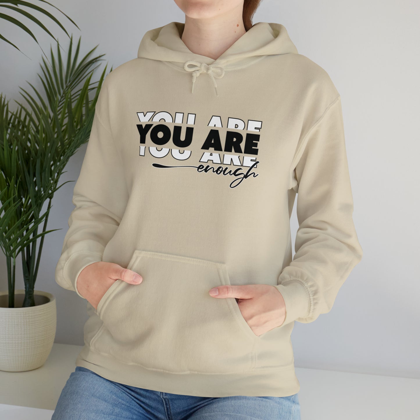 You Are Enough - Unisex Heavy Blend™ Hooded Sweatshirt