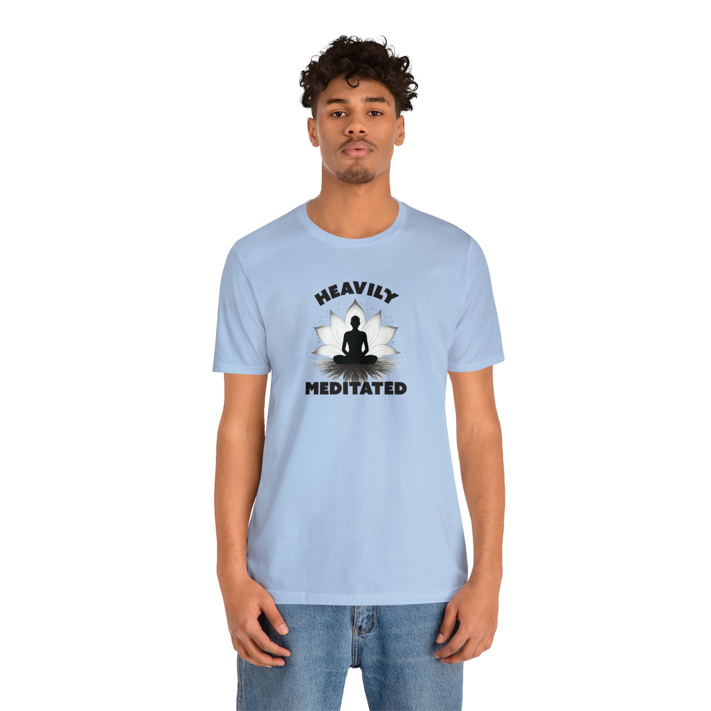 Heavily Meditated - Light Colors - Unisex Jersey Short Sleeve Tee