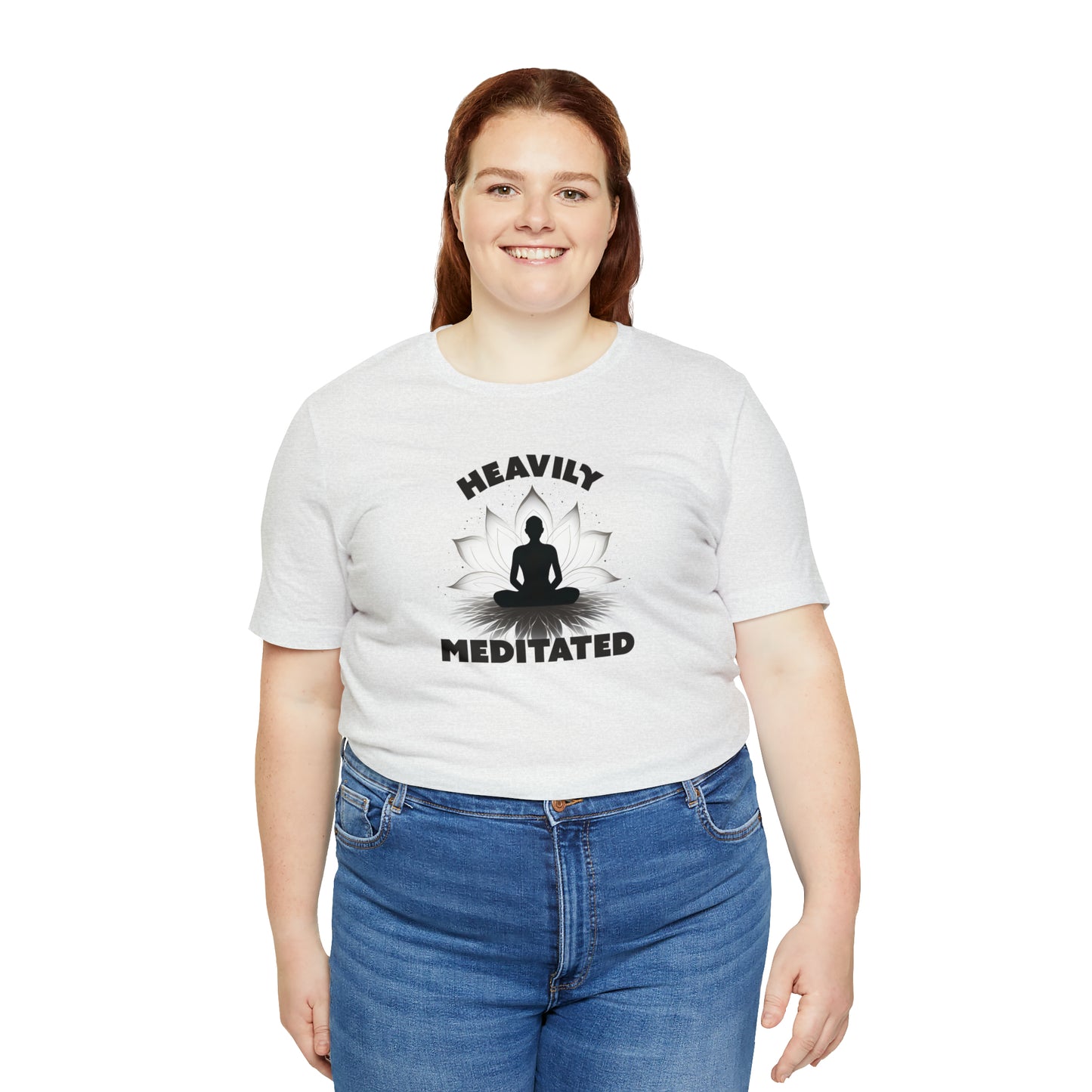Heavily Meditated - Light Colors - Unisex Jersey Short Sleeve Tee