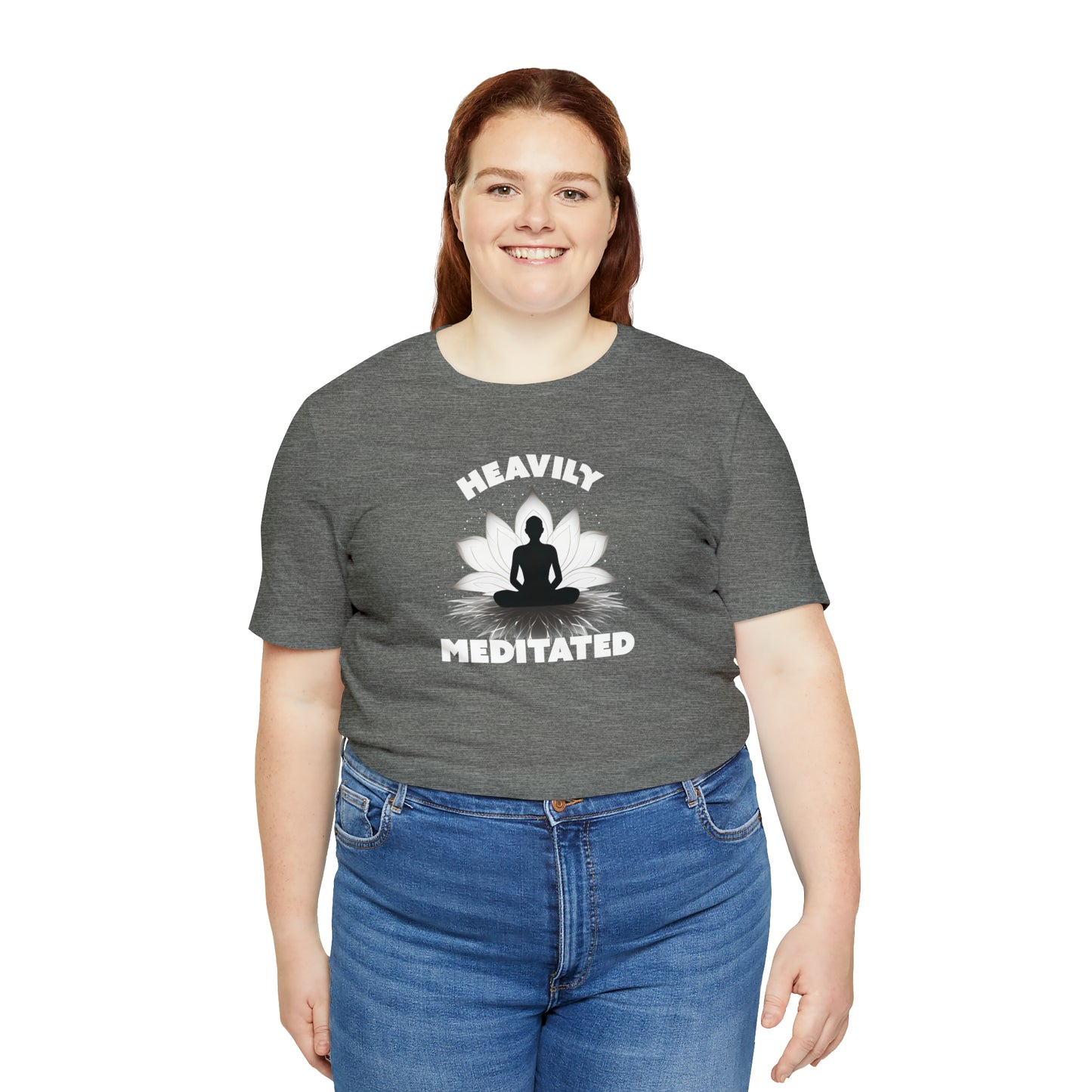 Heavily Meditated - Deep Colors - Unisex Jersey Short Sleeve Tee