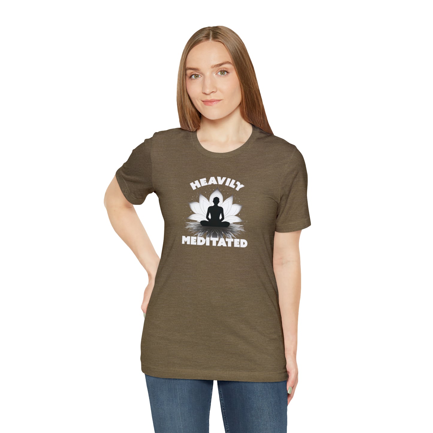 Heavily Meditated - Deep Colors - Unisex Jersey Short Sleeve Tee