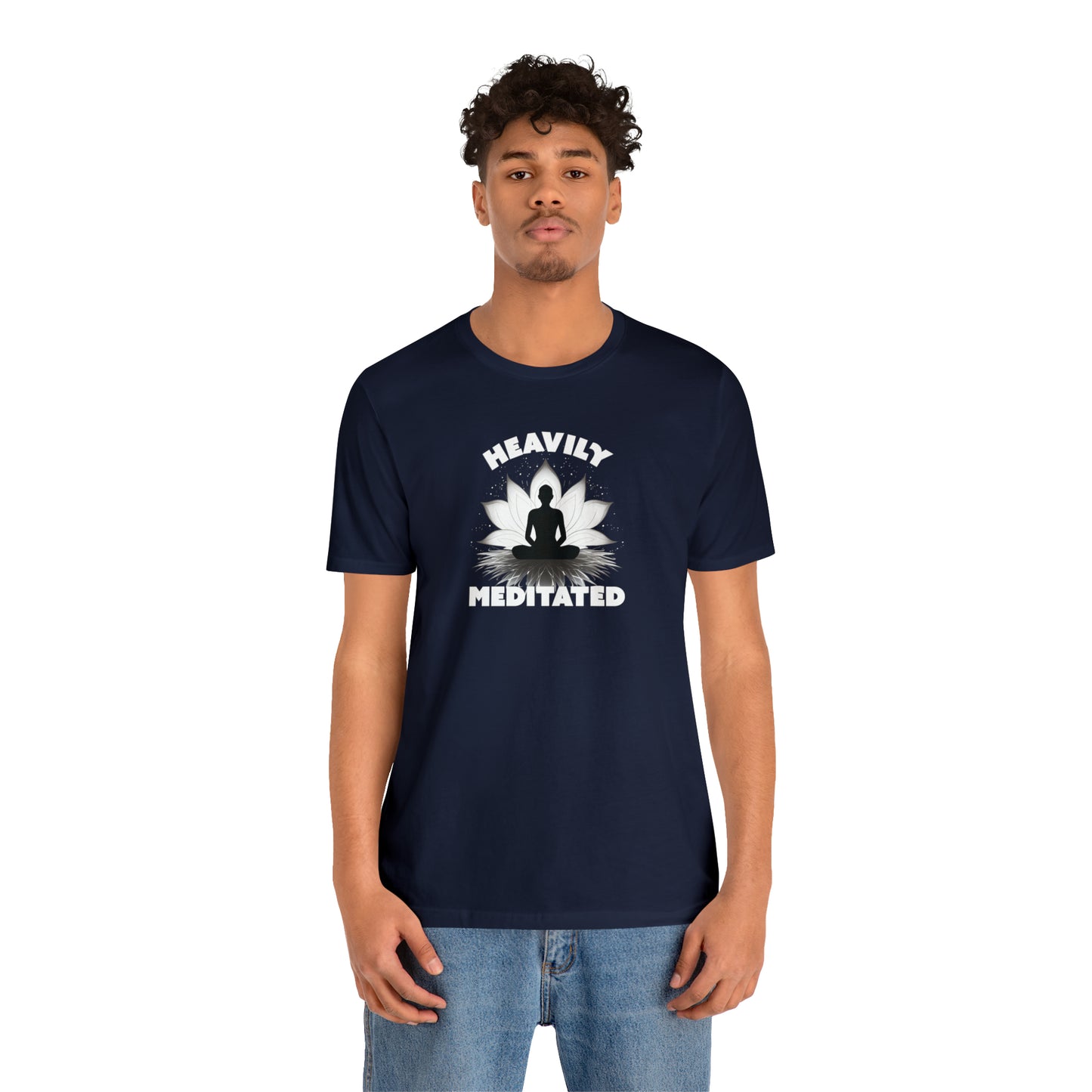 Heavily Meditated - Deep Colors - Unisex Jersey Short Sleeve Tee