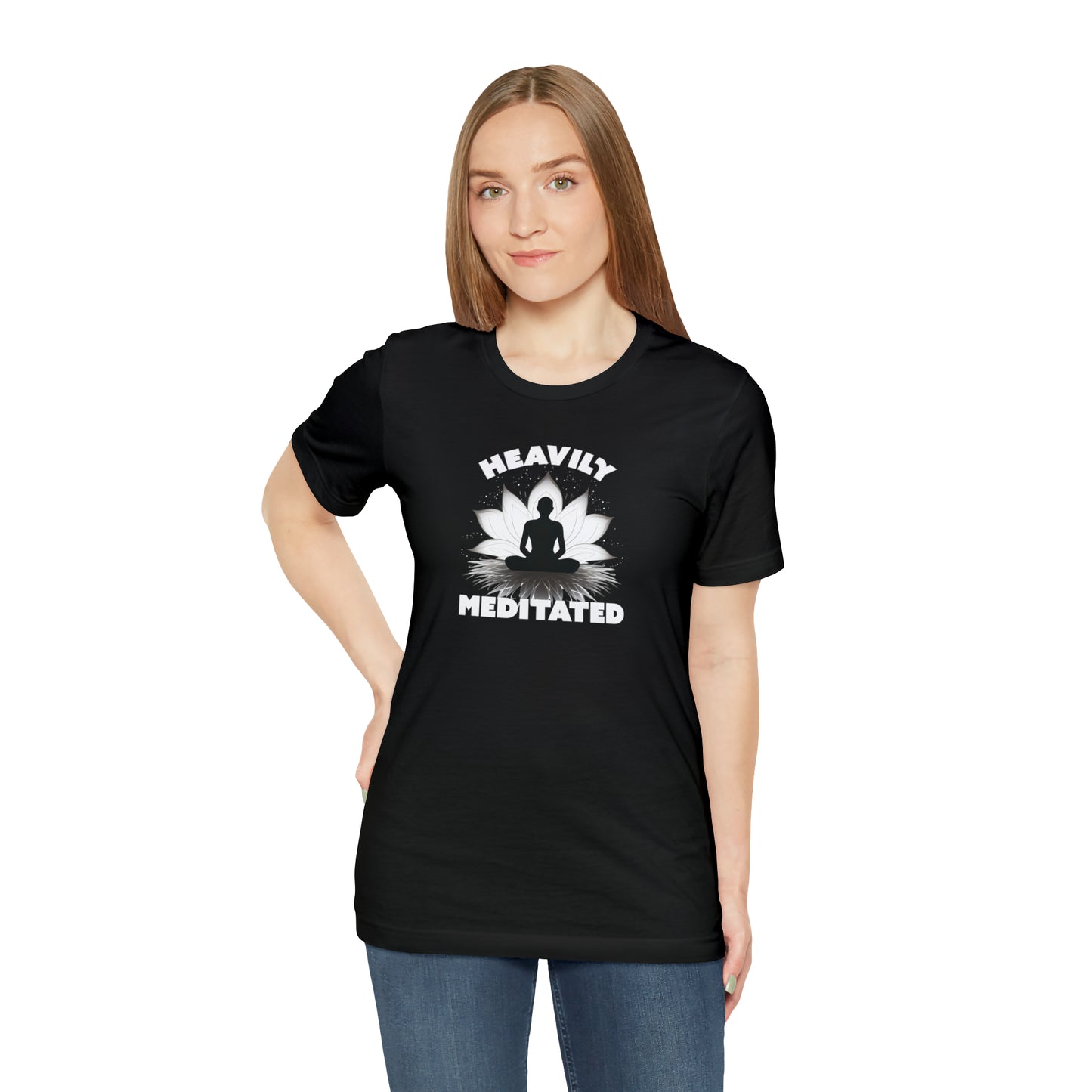 Heavily Meditated - Deep Colors - Unisex Jersey Short Sleeve Tee