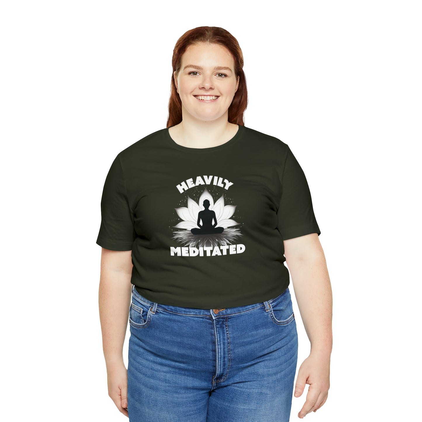 Heavily Meditated - Deep Colors - Unisex Jersey Short Sleeve Tee