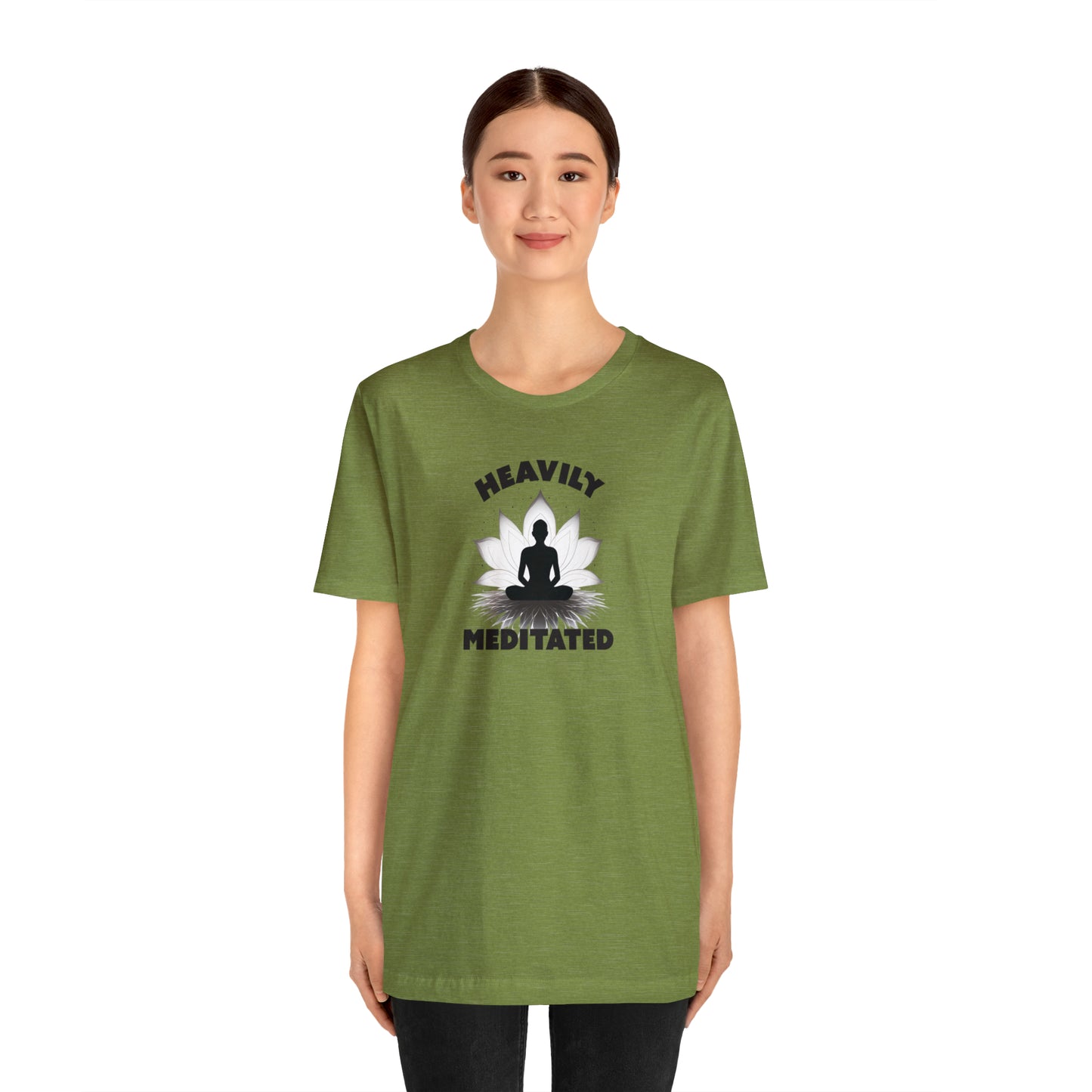 Heavily Meditated - Light Colors - Unisex Jersey Short Sleeve Tee