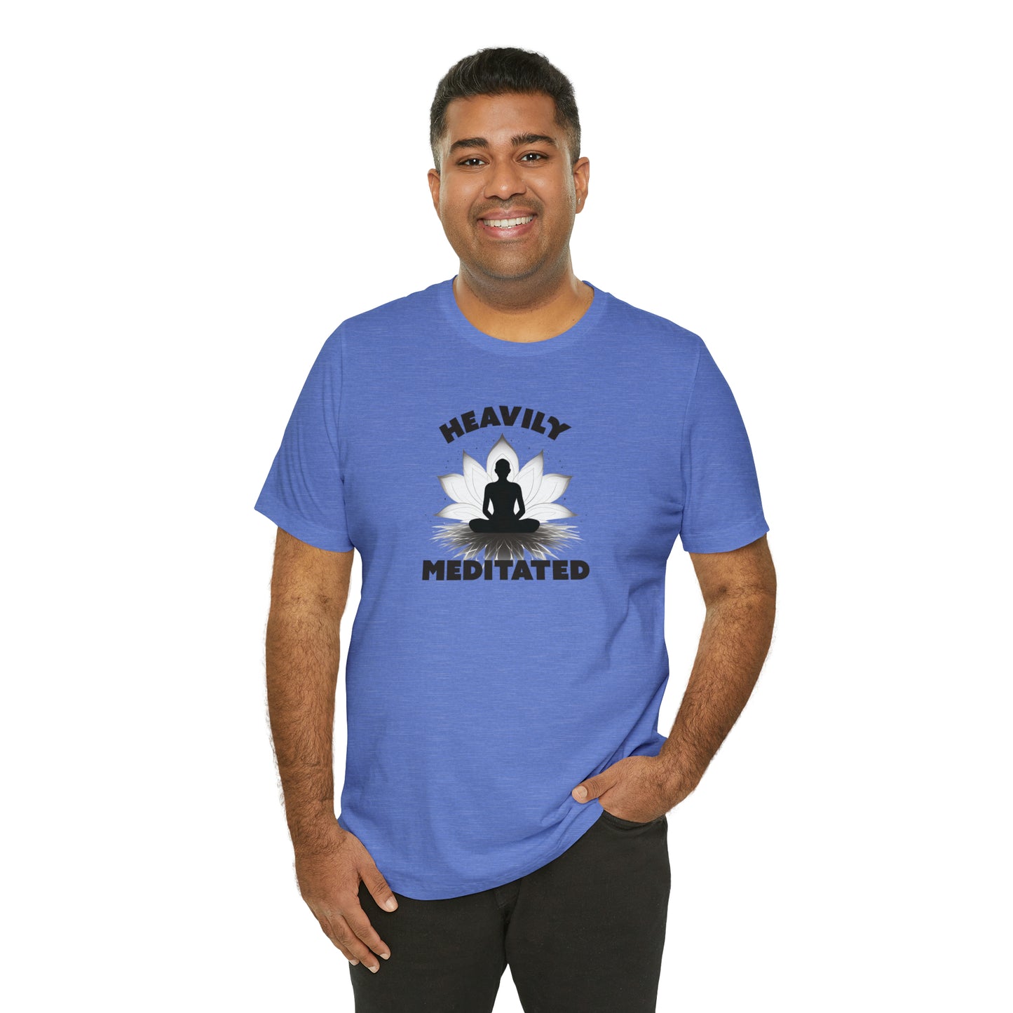 Heavily Meditated - Light Colors - Unisex Jersey Short Sleeve Tee
