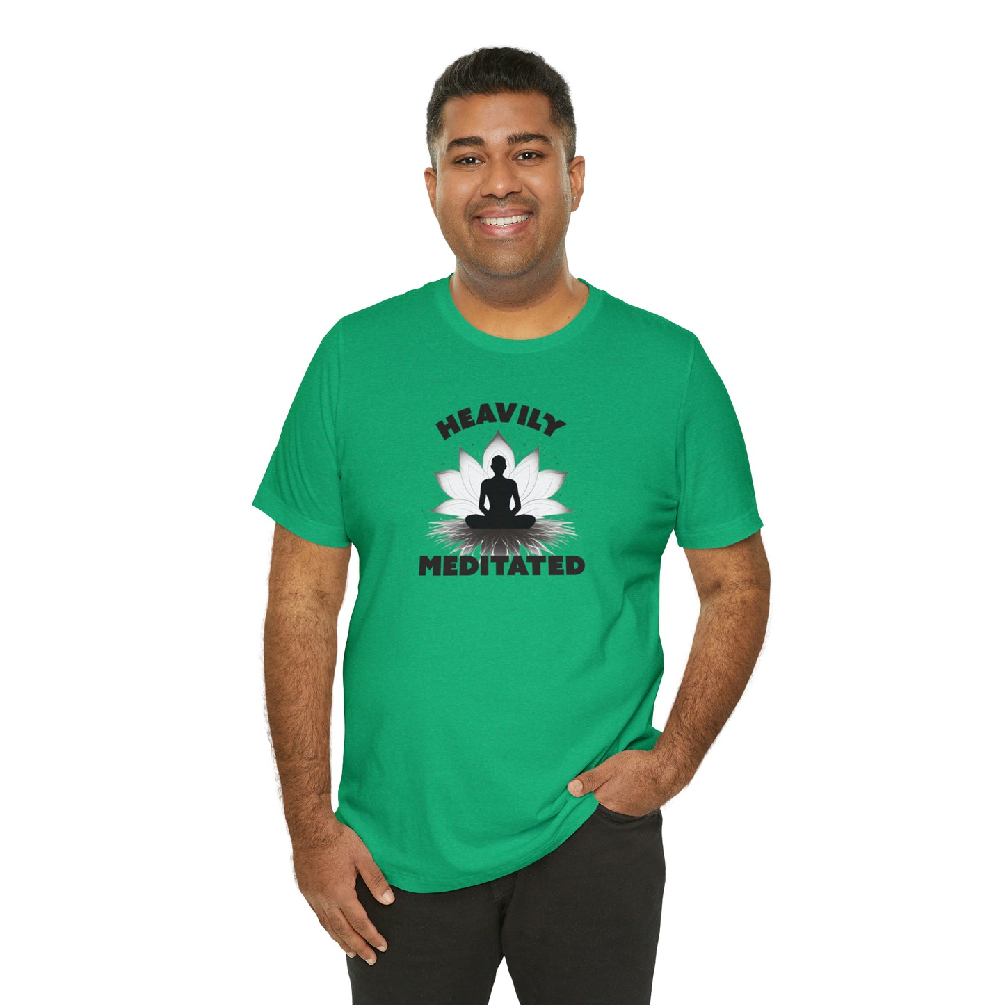 Heavily Meditated - Light Colors - Unisex Jersey Short Sleeve Tee