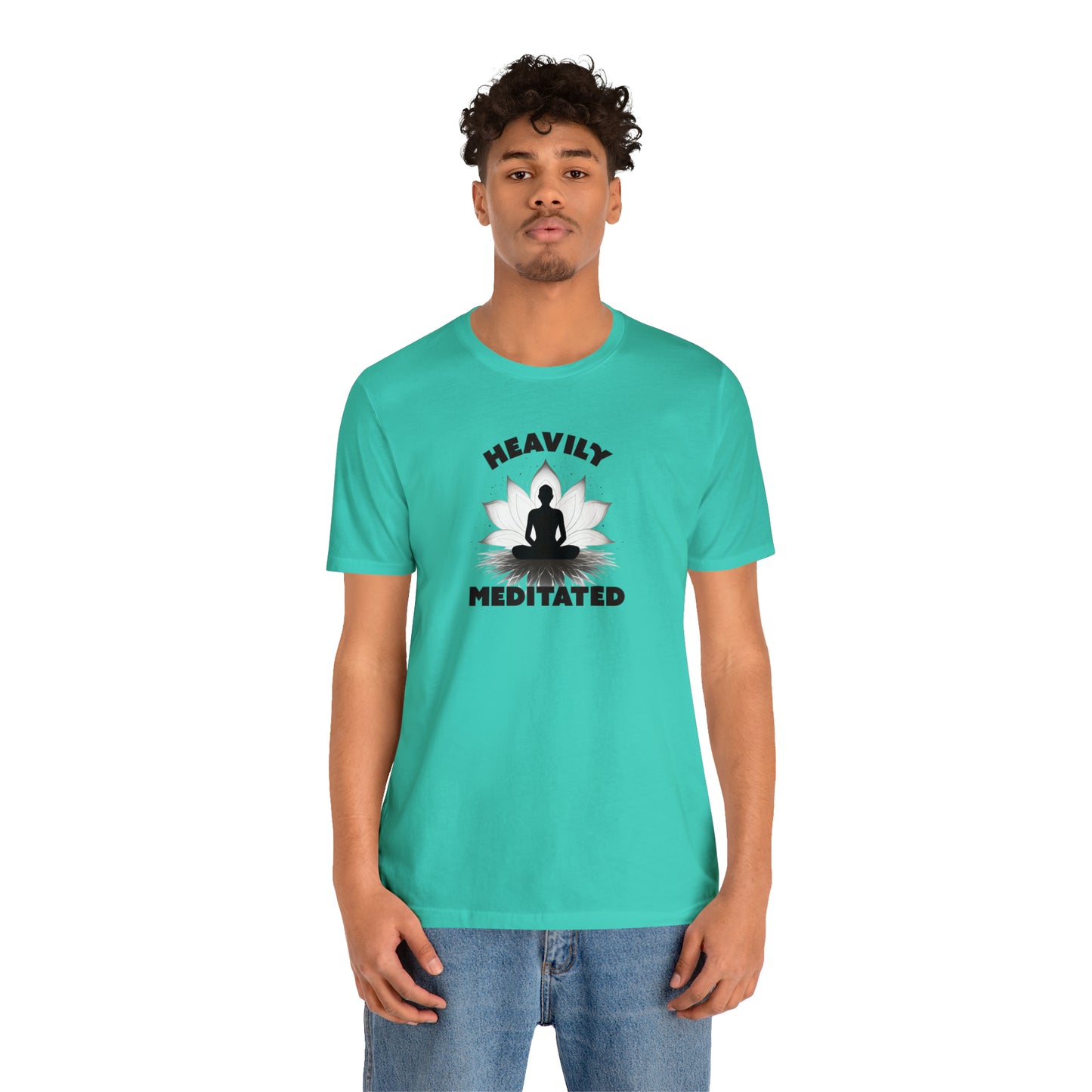 Heavily Meditated - Light Colors - Unisex Jersey Short Sleeve Tee