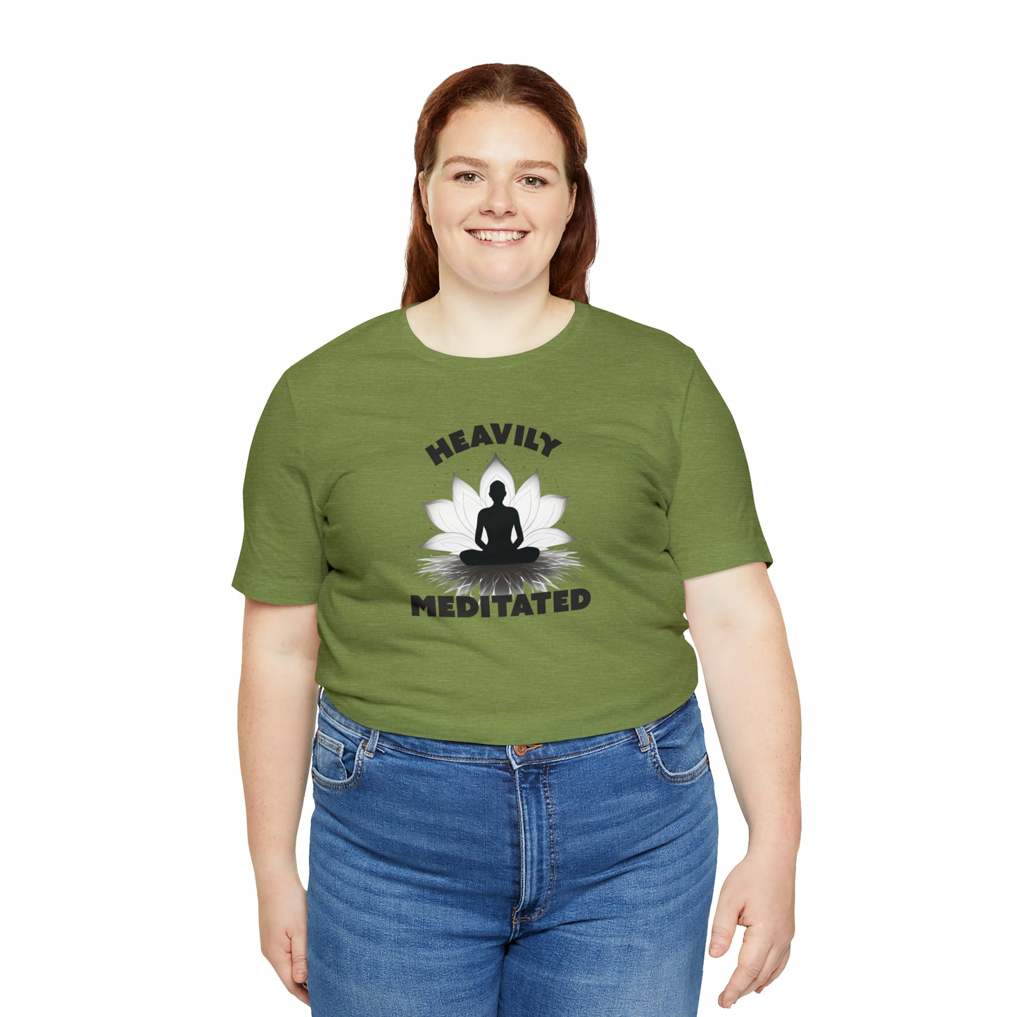 Heavily Meditated - Light Colors - Unisex Jersey Short Sleeve Tee