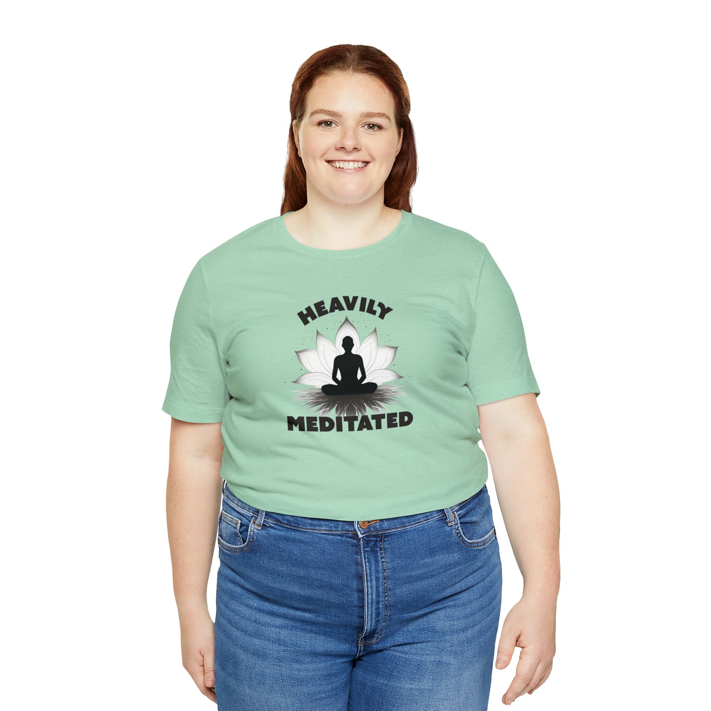 Heavily Meditated - Light Colors - Unisex Jersey Short Sleeve Tee