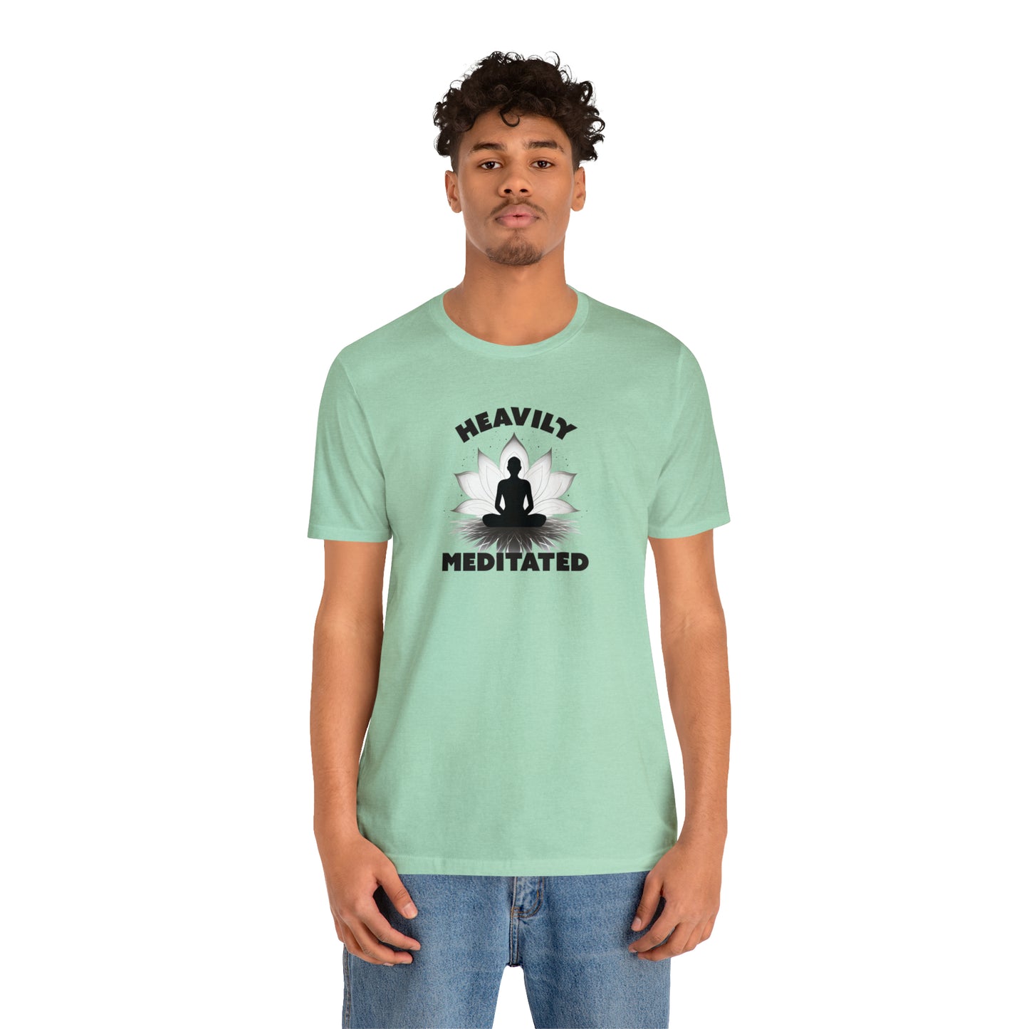 Heavily Meditated - Light Colors - Unisex Jersey Short Sleeve Tee