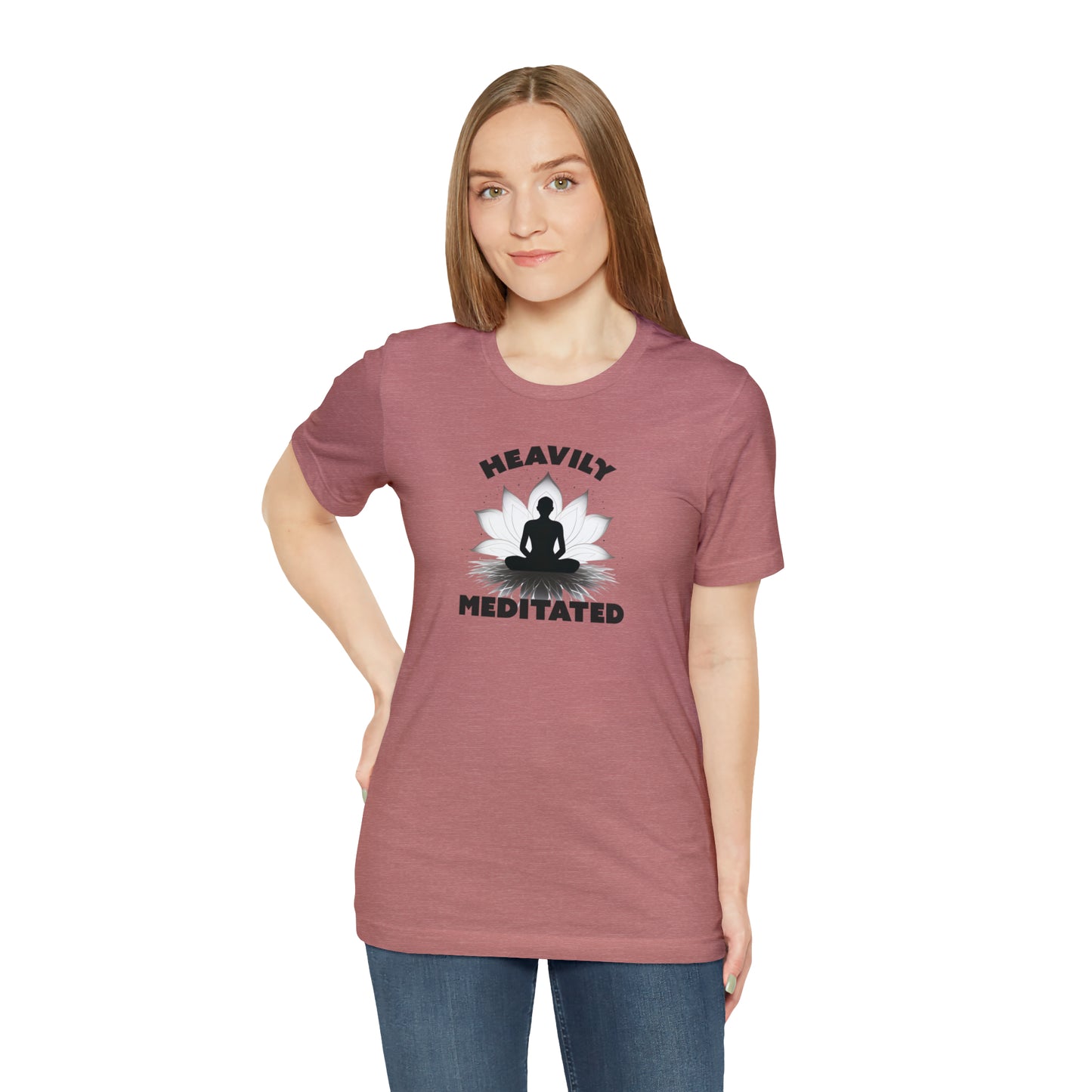 Heavily Meditated - Light Colors - Unisex Jersey Short Sleeve Tee
