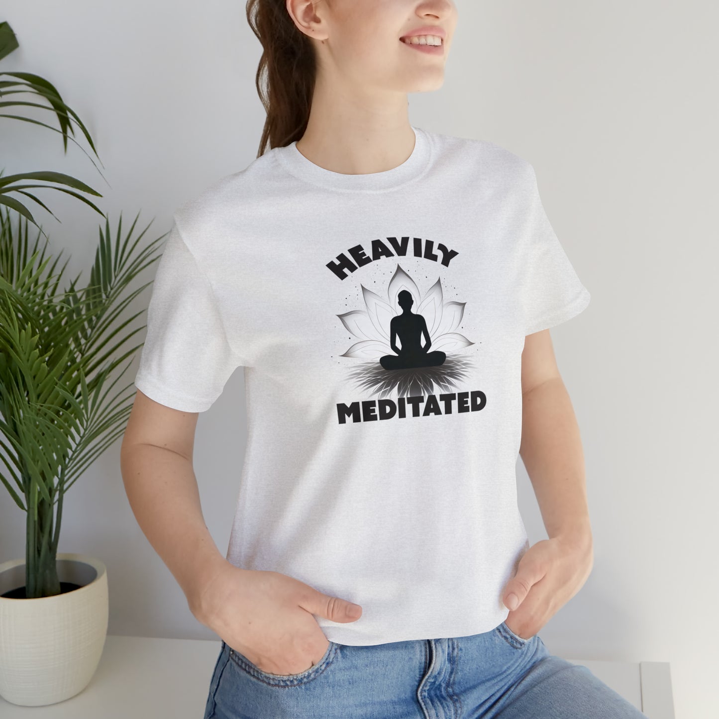 Heavily Meditated - Light Colors - Unisex Jersey Short Sleeve Tee