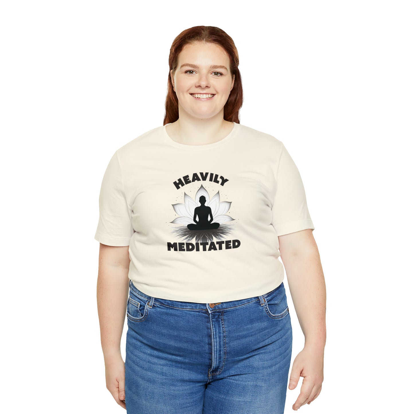 Heavily Meditated - Light Colors - Unisex Jersey Short Sleeve Tee