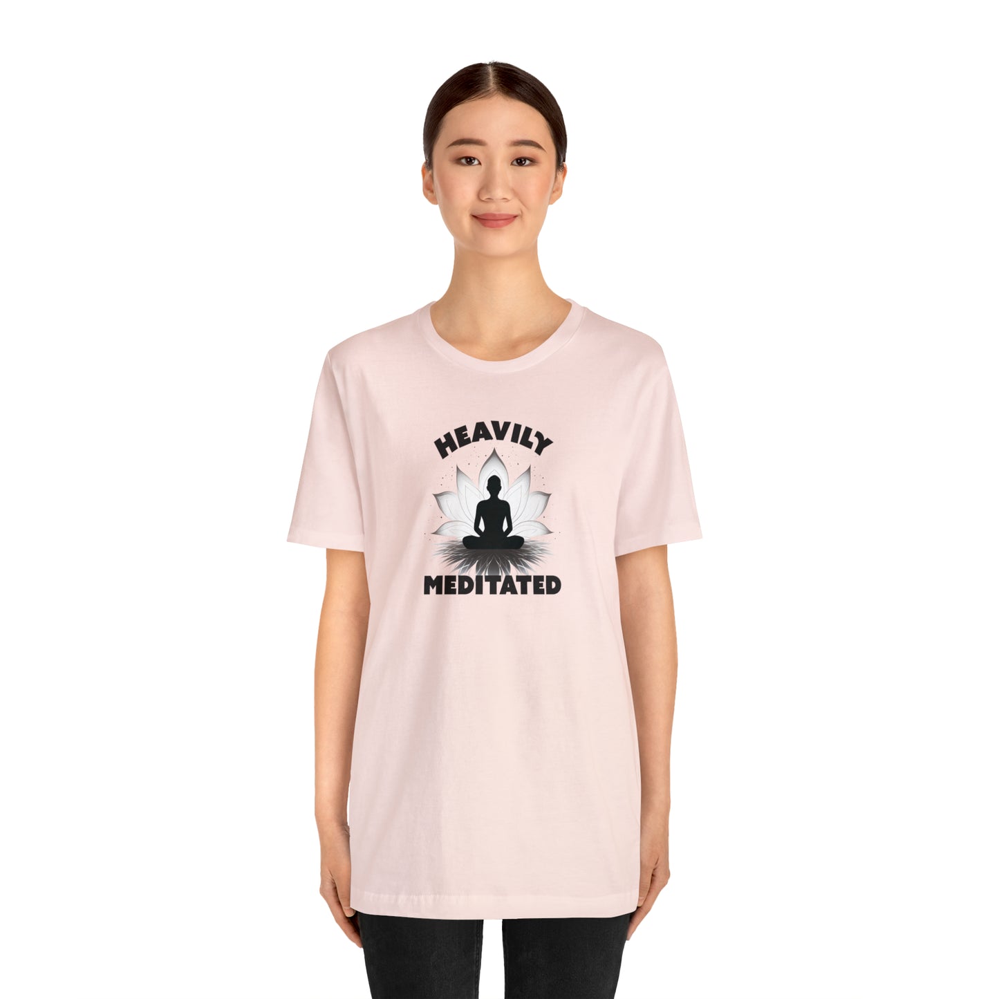 Heavily Meditated - Light Colors - Unisex Jersey Short Sleeve Tee