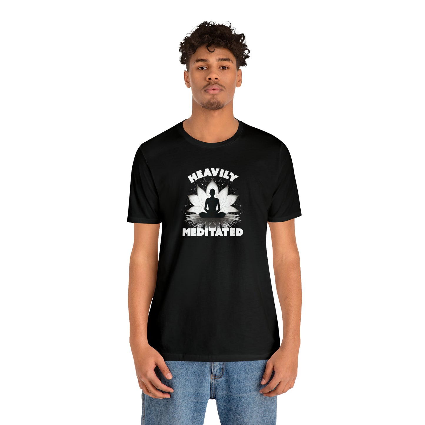 Heavily Meditated - Deep Colors - Unisex Jersey Short Sleeve Tee