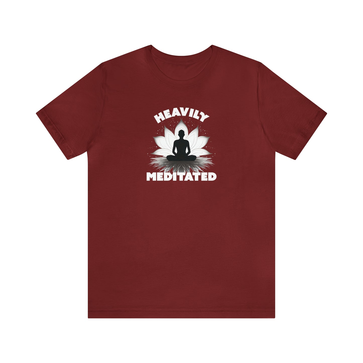 Heavily Meditated - Deep Colors - Unisex Jersey Short Sleeve Tee