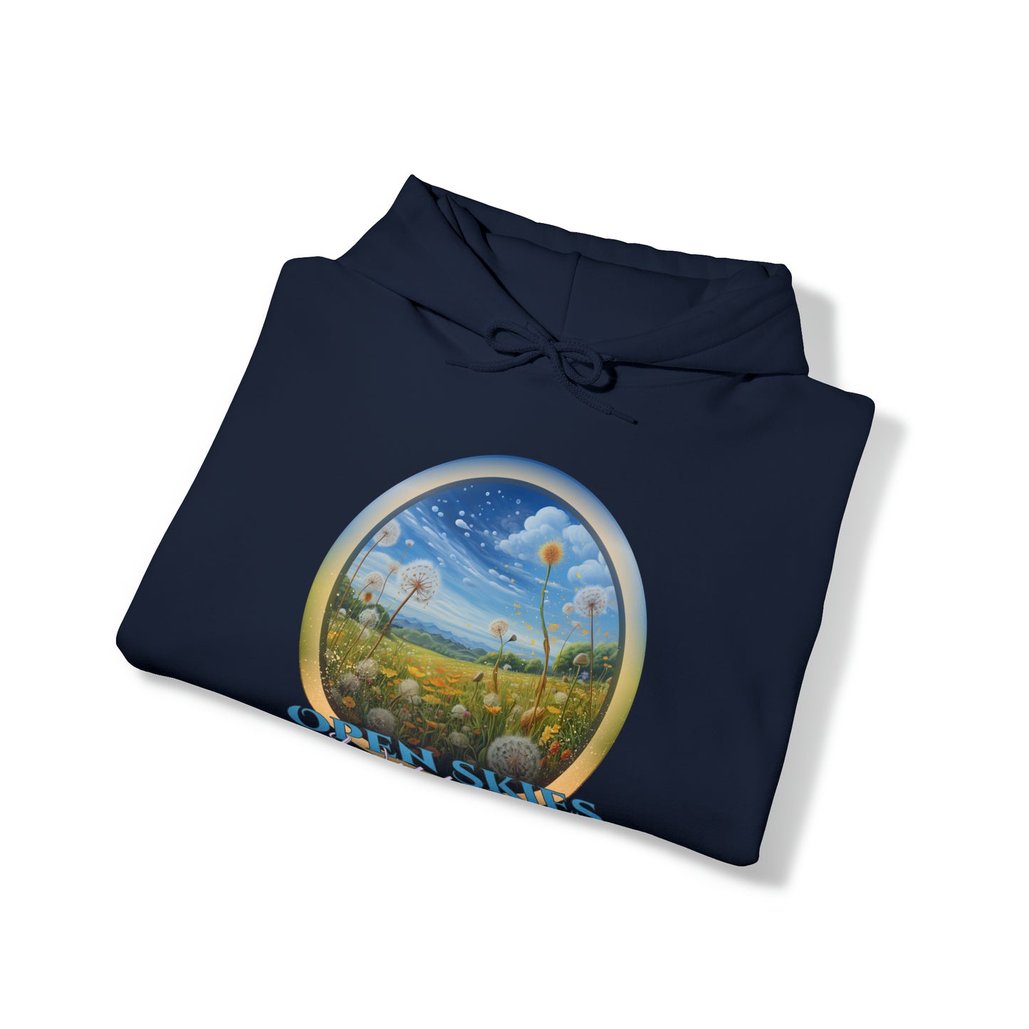 Open Skies and Wildflowers - Unisex Heavy Blend™ Hooded Sweatshirt