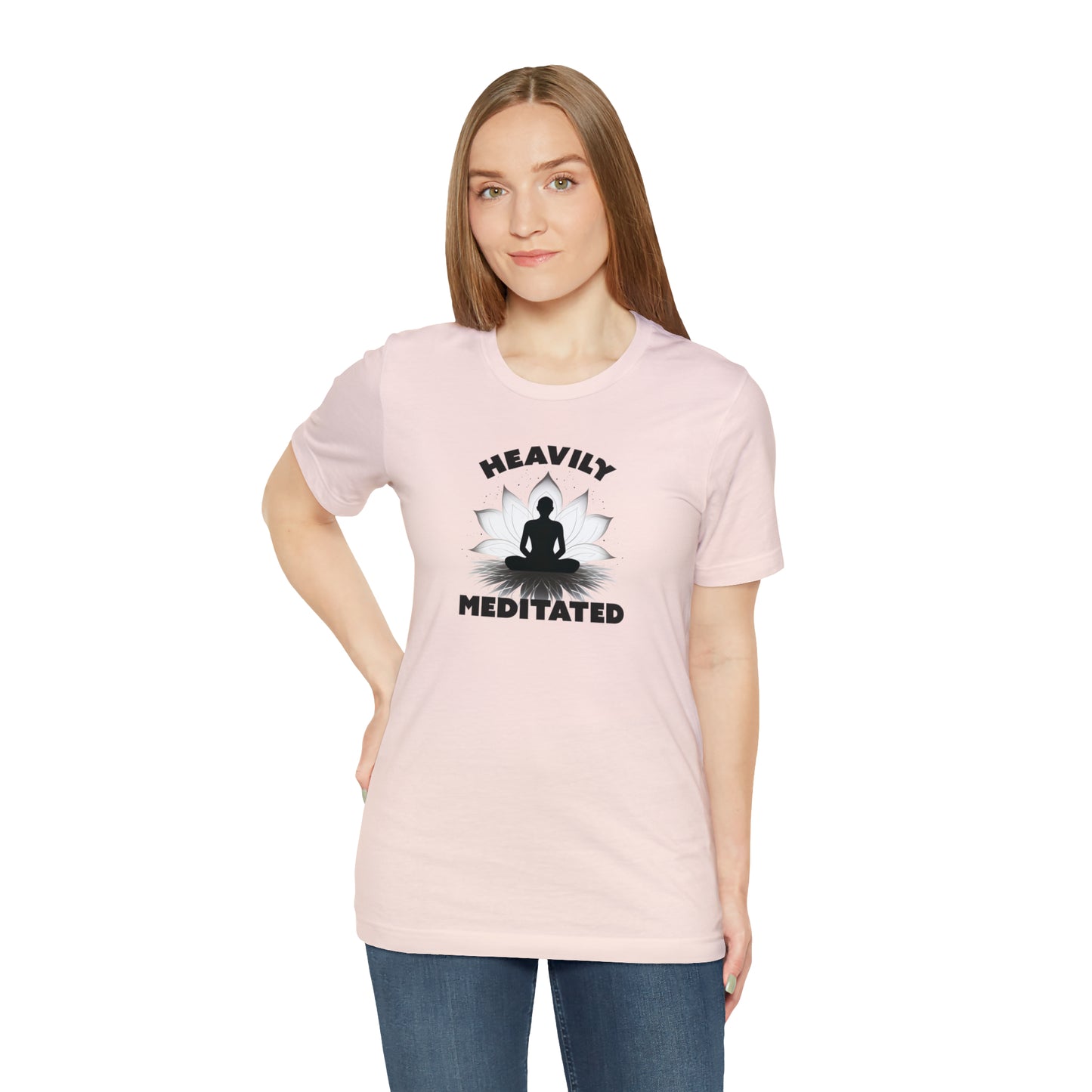 Heavily Meditated - Light Colors - Unisex Jersey Short Sleeve Tee