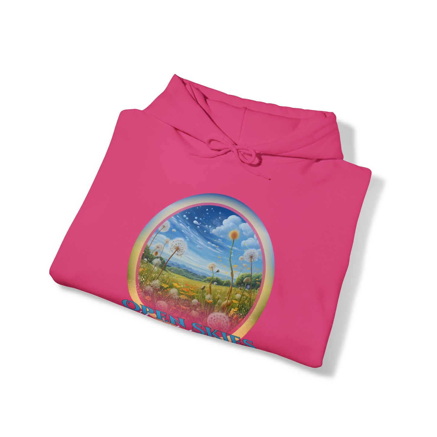 Open Skies and Wildflowers - Unisex Heavy Blend™ Hooded Sweatshirt