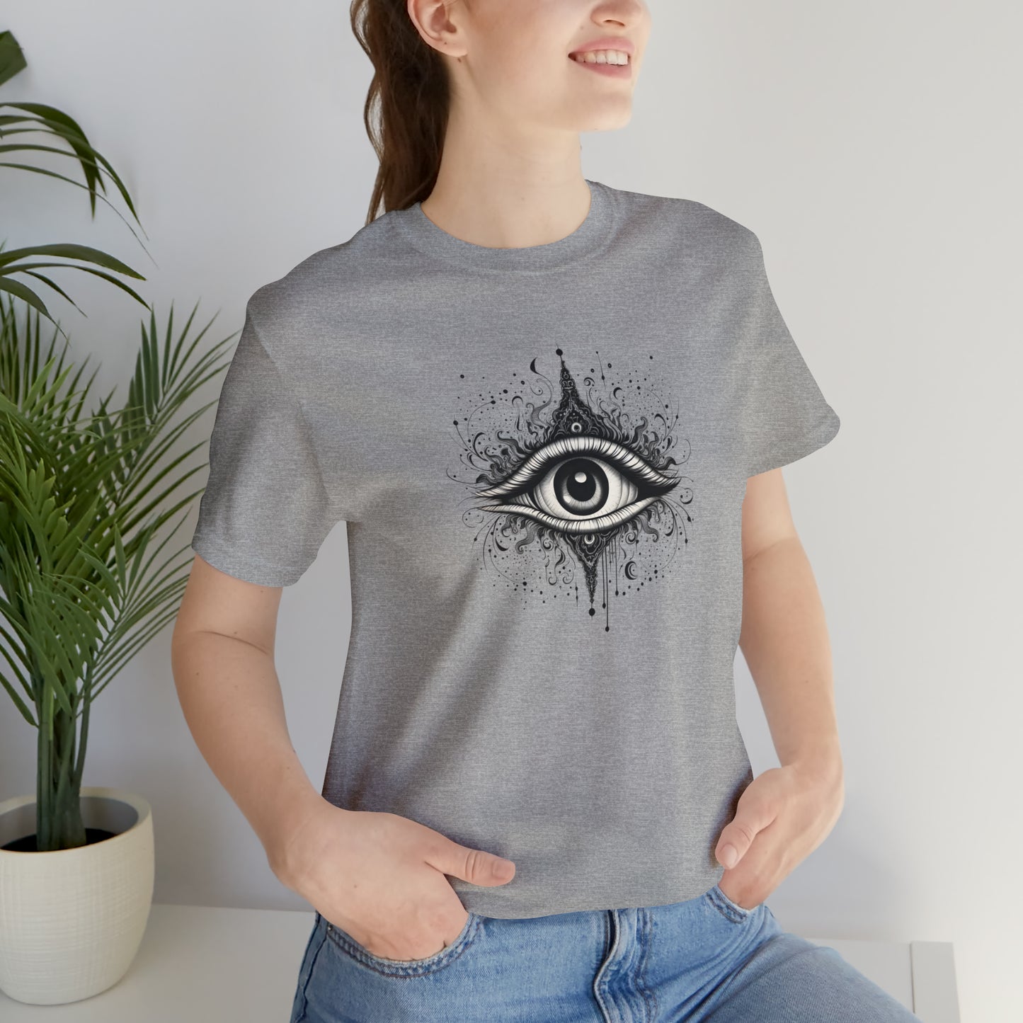 Vision is the Art of Seeing What is Invisible - Unisex Jersey Short Sleeve Tee