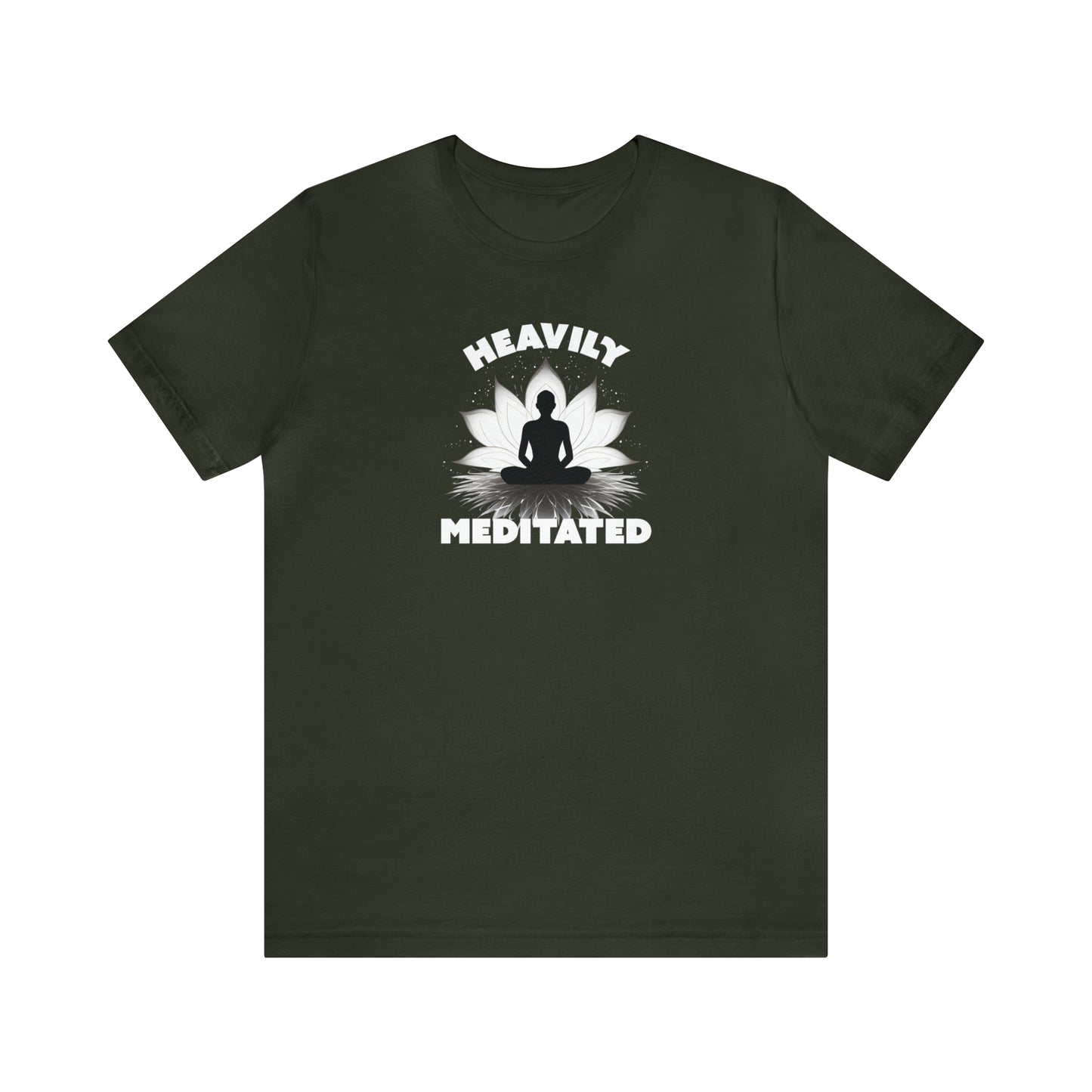 Heavily Meditated - Deep Colors - Unisex Jersey Short Sleeve Tee