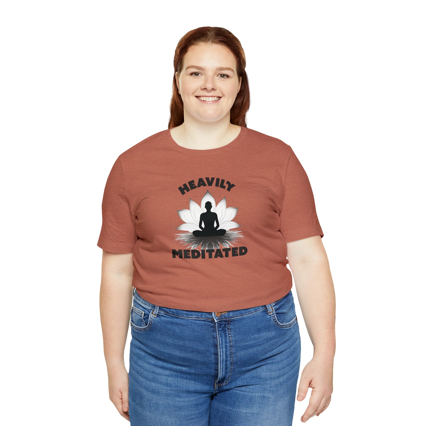 Heavily Meditated - Light Colors - Unisex Jersey Short Sleeve Tee