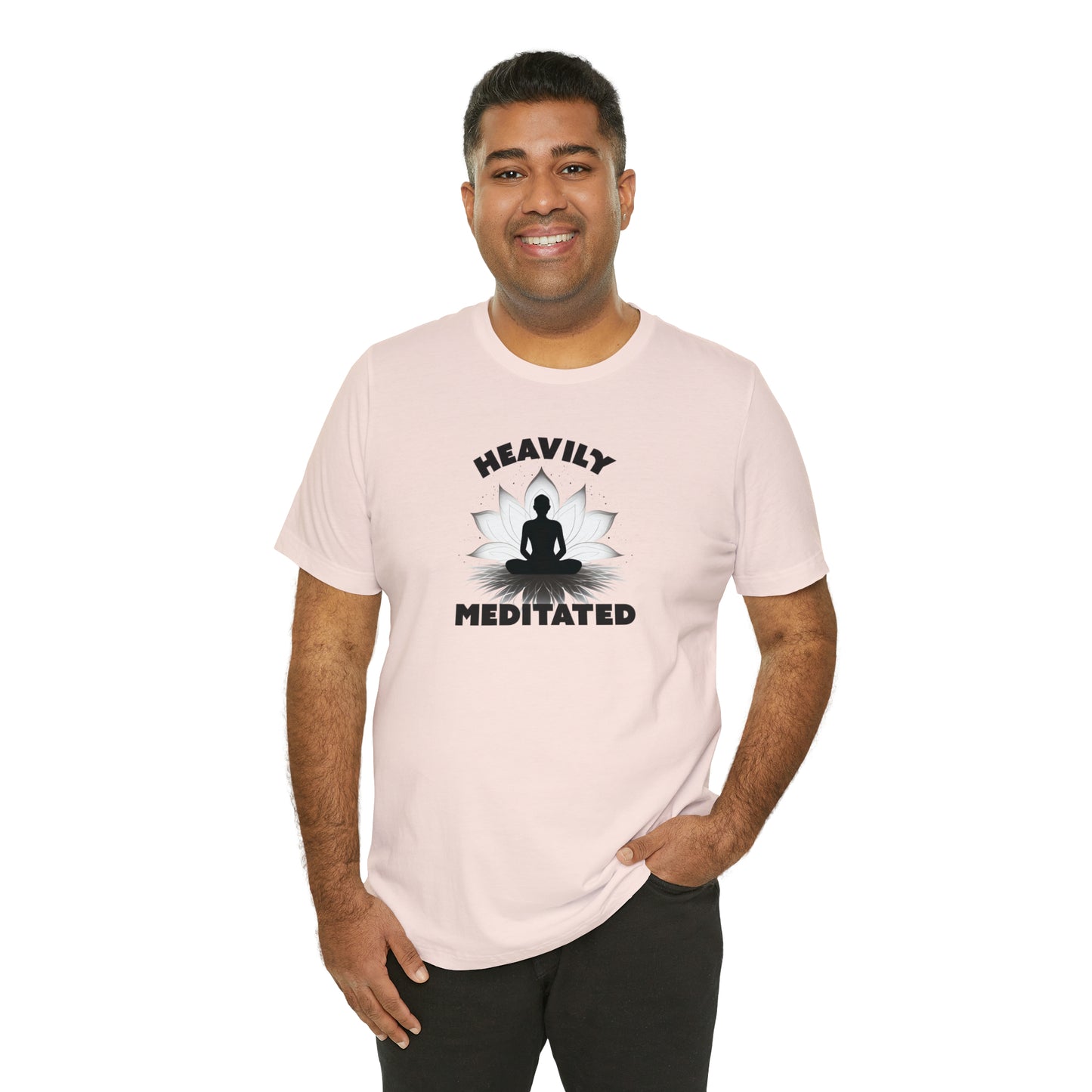 Heavily Meditated - Light Colors - Unisex Jersey Short Sleeve Tee