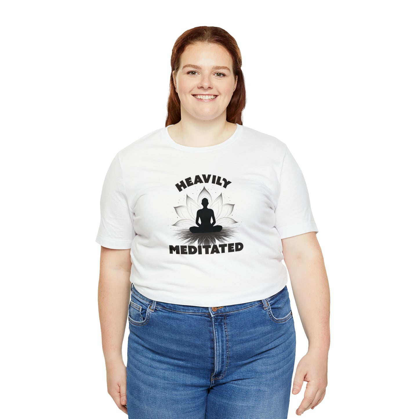 Heavily Meditated - Light Colors - Unisex Jersey Short Sleeve Tee