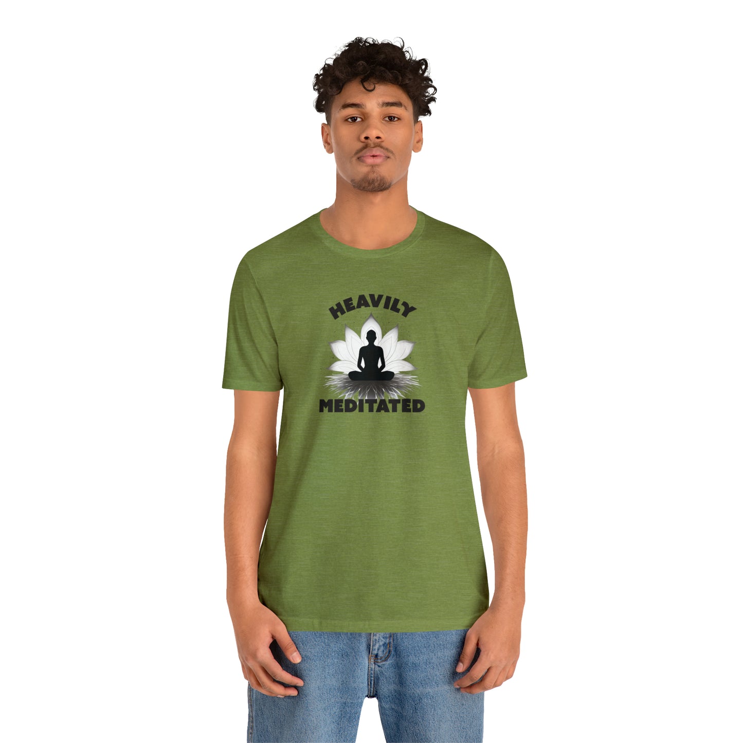 Heavily Meditated - Light Colors - Unisex Jersey Short Sleeve Tee