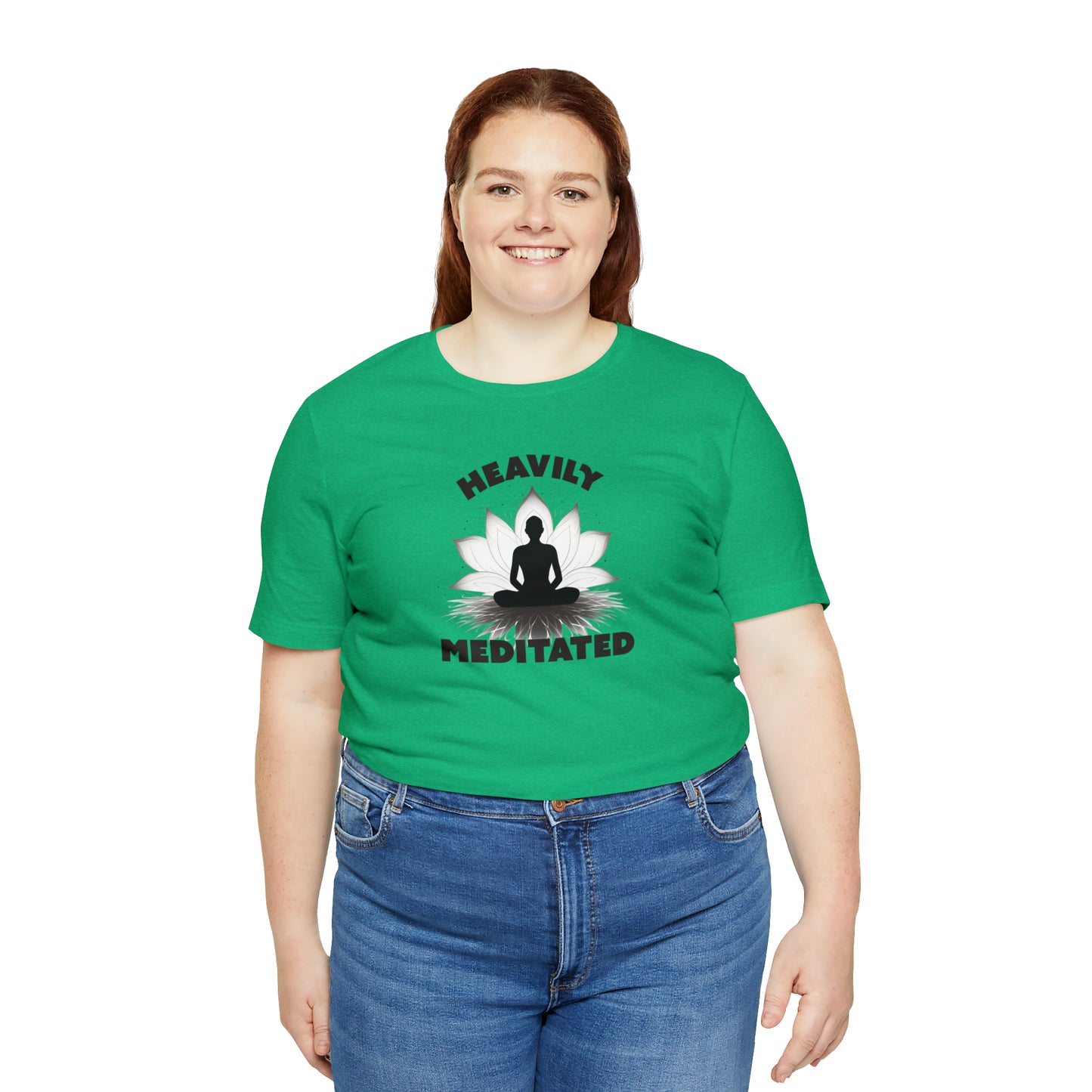 Heavily Meditated - Light Colors - Unisex Jersey Short Sleeve Tee