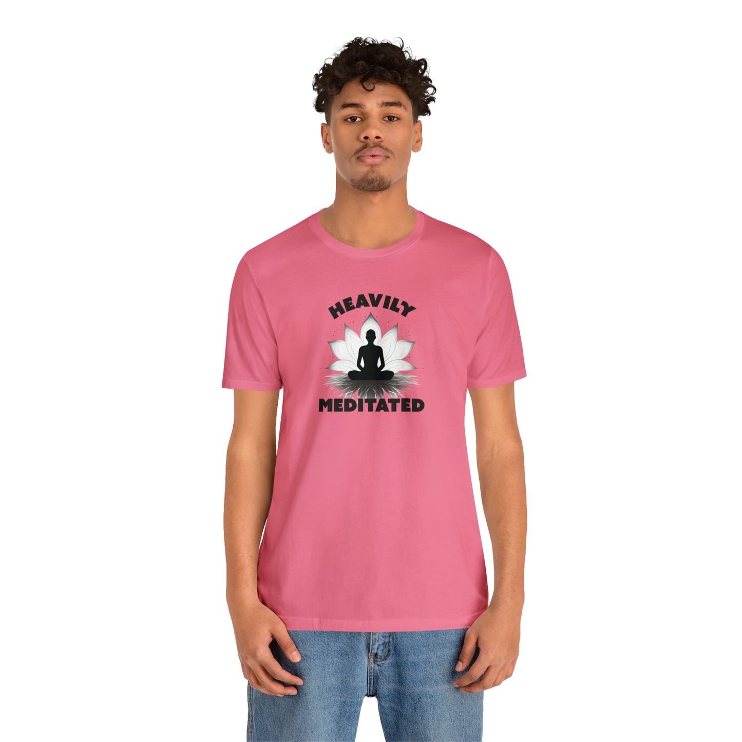 Heavily Meditated - Light Colors - Unisex Jersey Short Sleeve Tee