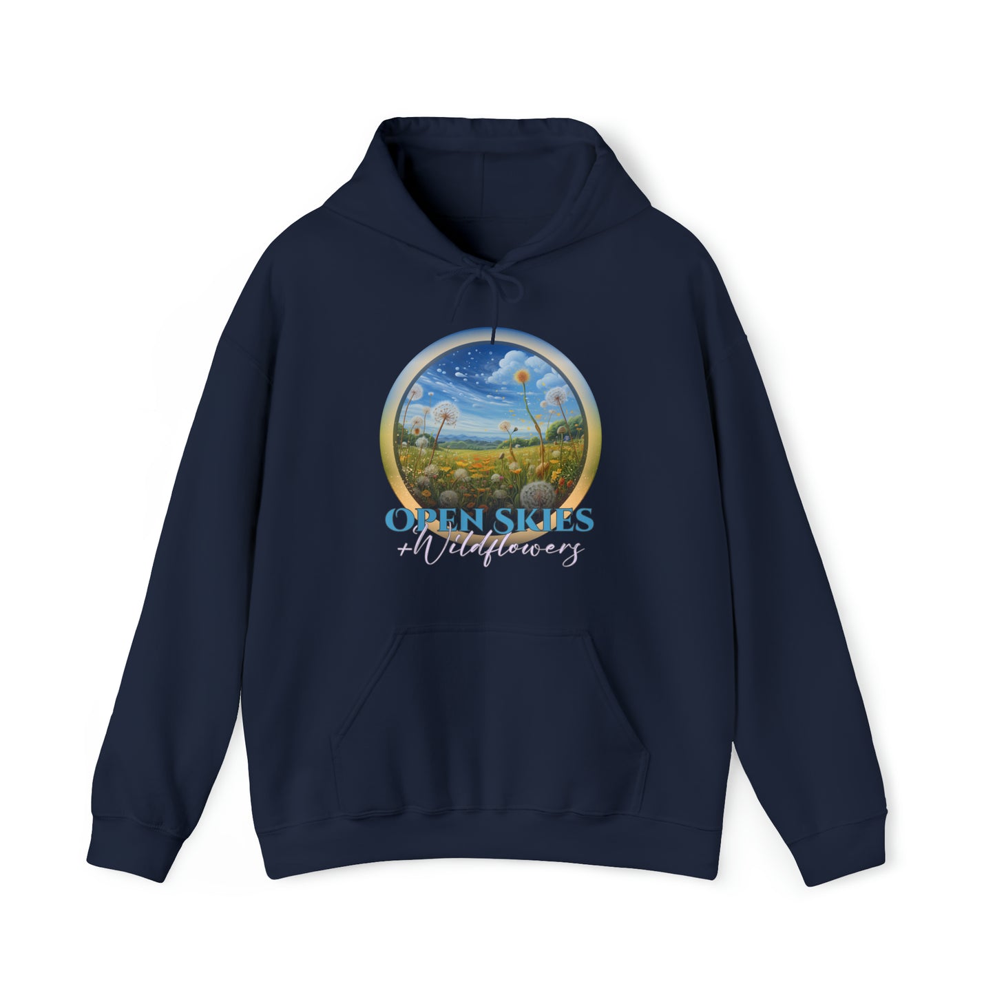 Open Skies and Wildflowers - Unisex Heavy Blend™ Hooded Sweatshirt