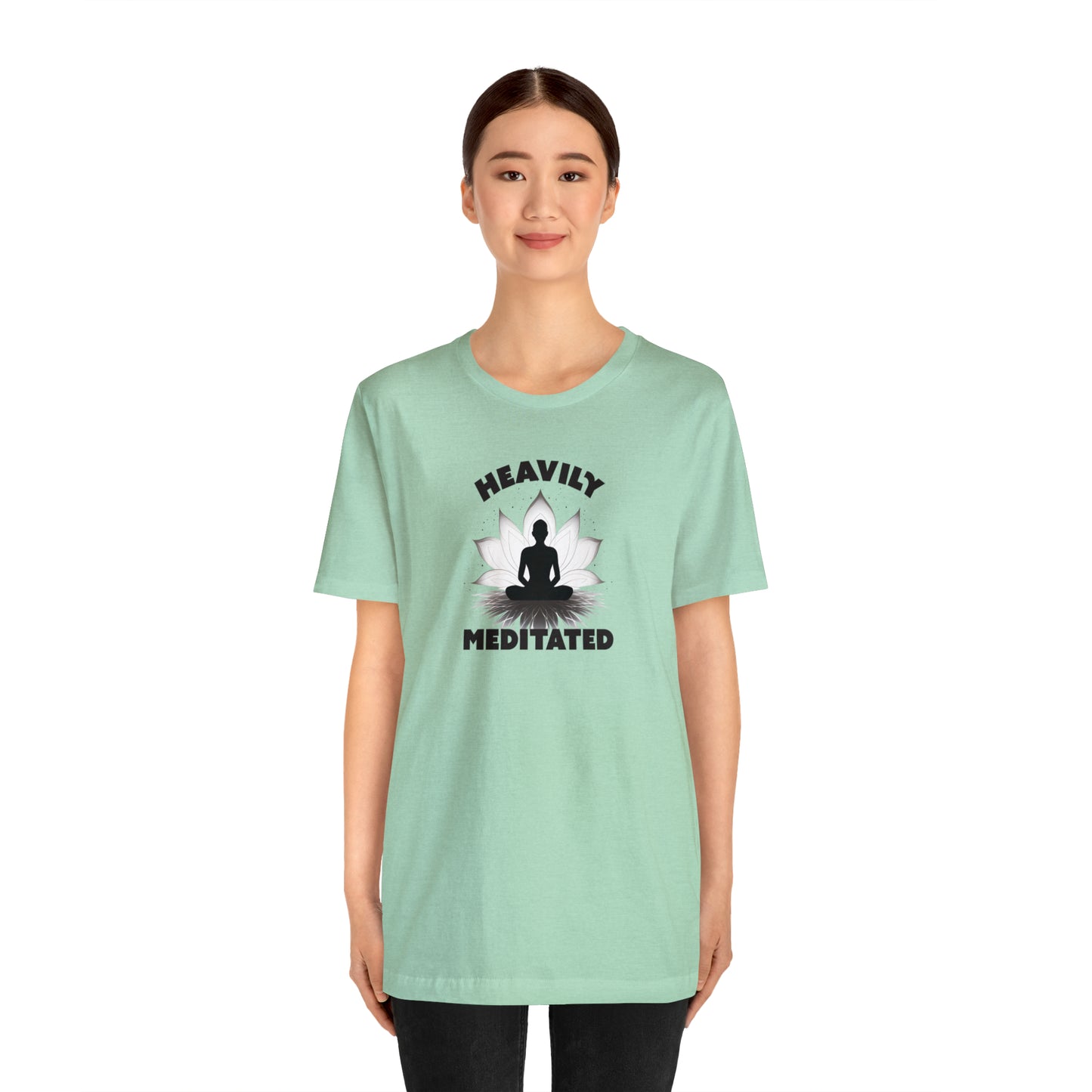 Heavily Meditated - Light Colors - Unisex Jersey Short Sleeve Tee