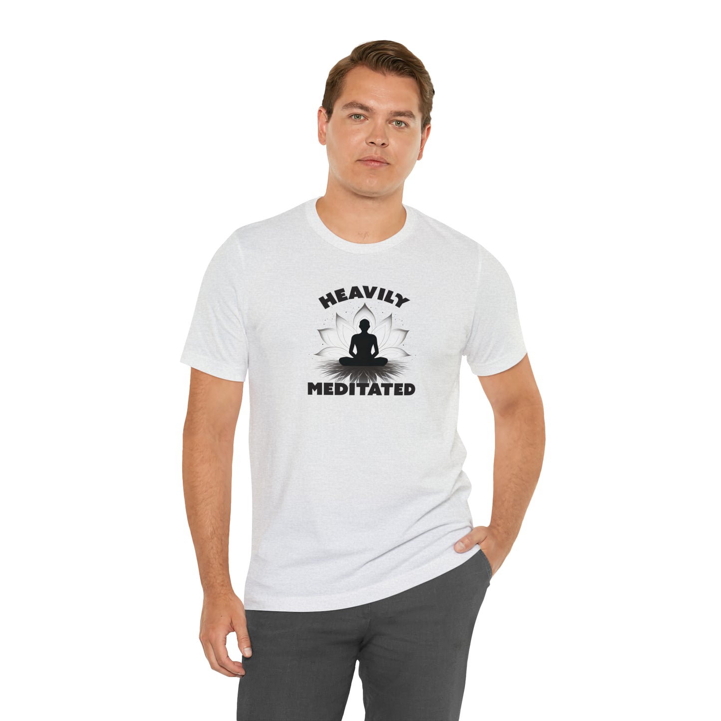 Heavily Meditated - Light Colors - Unisex Jersey Short Sleeve Tee