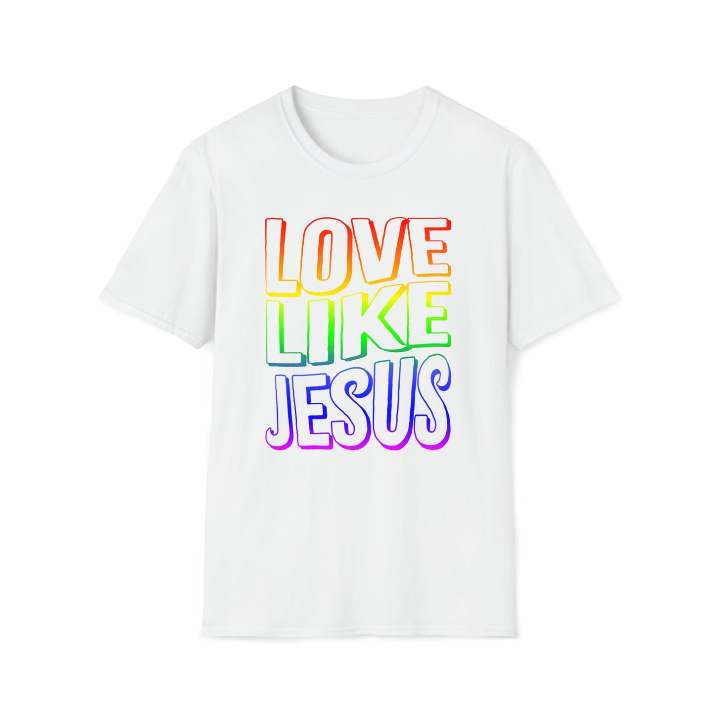 Love Like Jesus - Unisex Softstyle T-Shirt - One Collective Apparel
