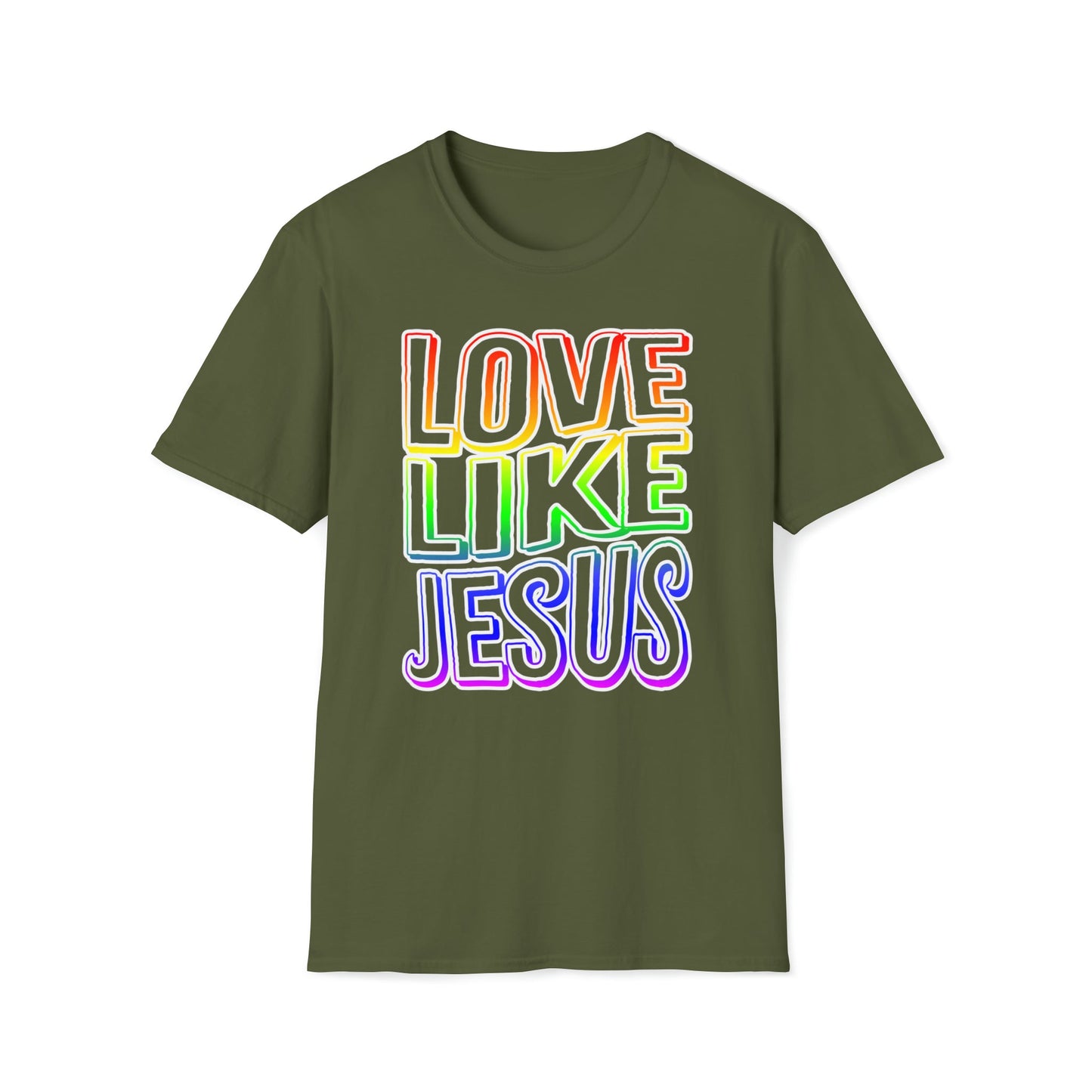 Love Like Jesus - Unisex Softstyle T-Shirt - One Collective Apparel