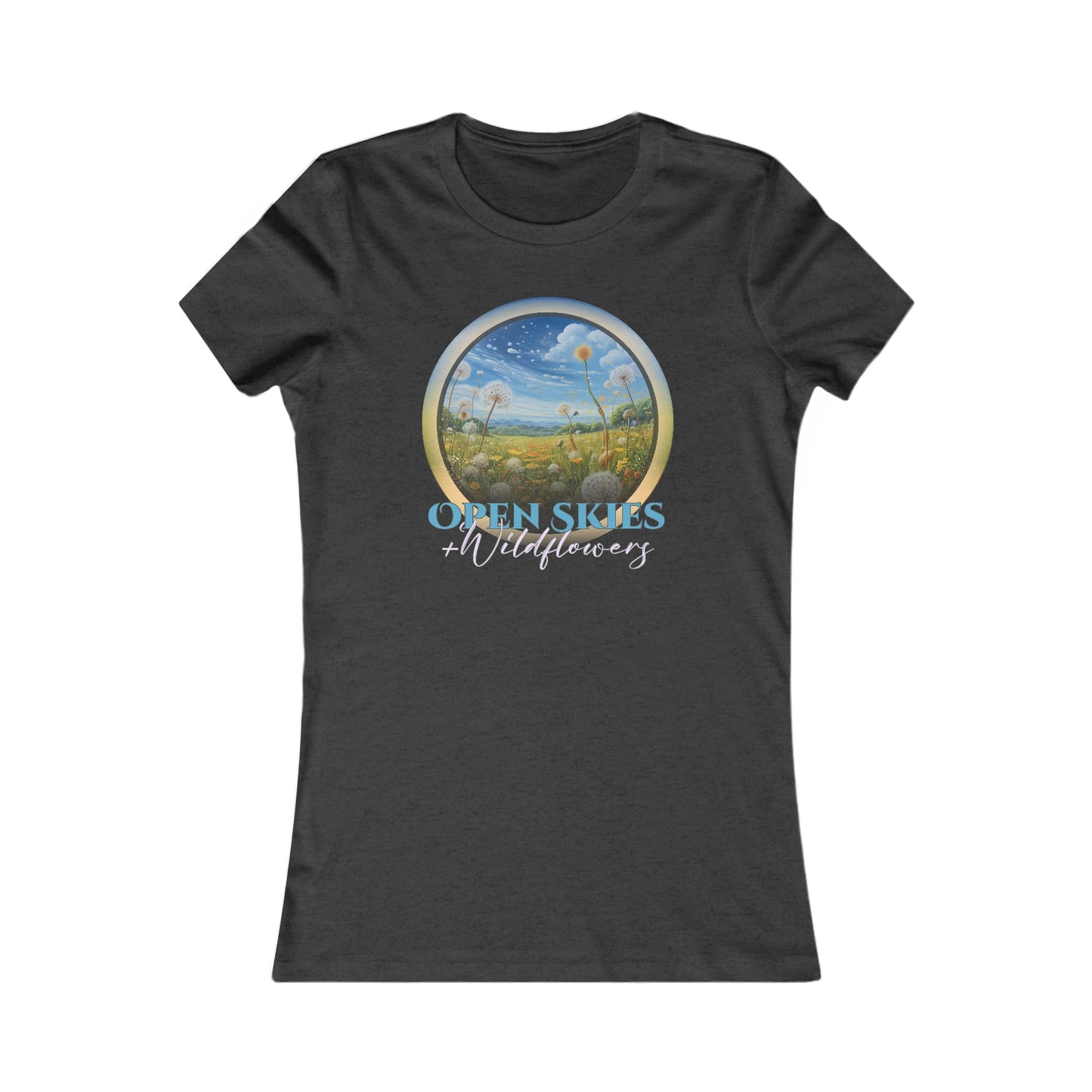 Open Skies and Wildflowers - Women's Favorite Tee - One Collective Apparel
