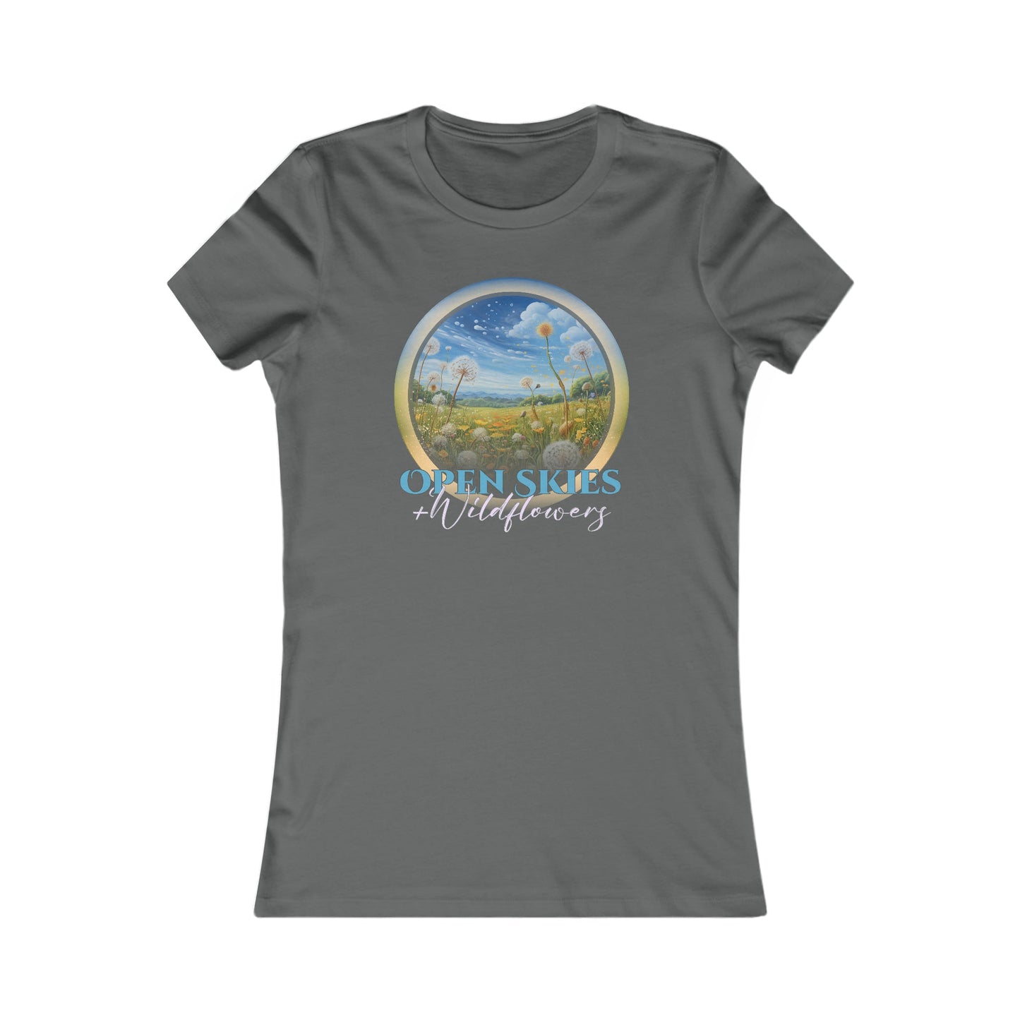 Open Skies and Wildflowers - Women's Favorite Tee - One Collective Apparel