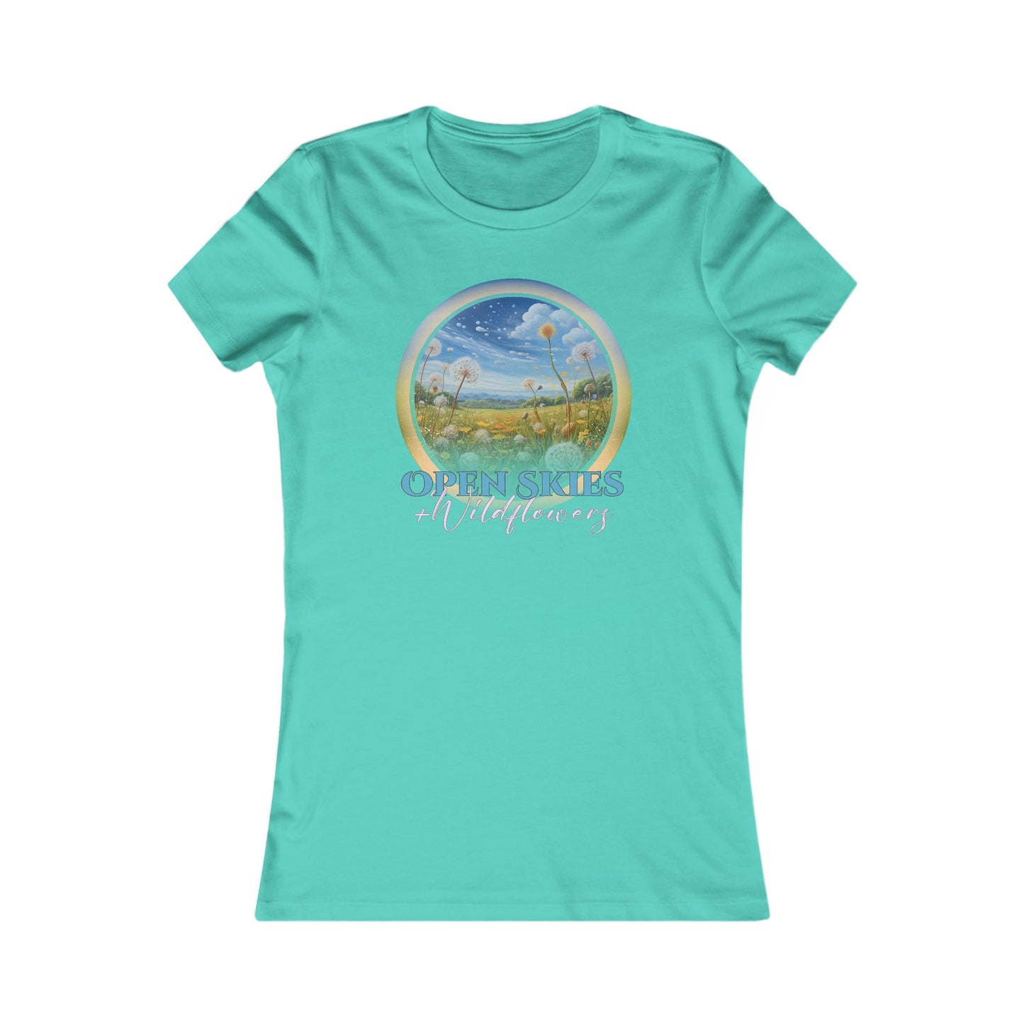 Open Skies and Wildflowers - Women's Favorite Tee - One Collective Apparel