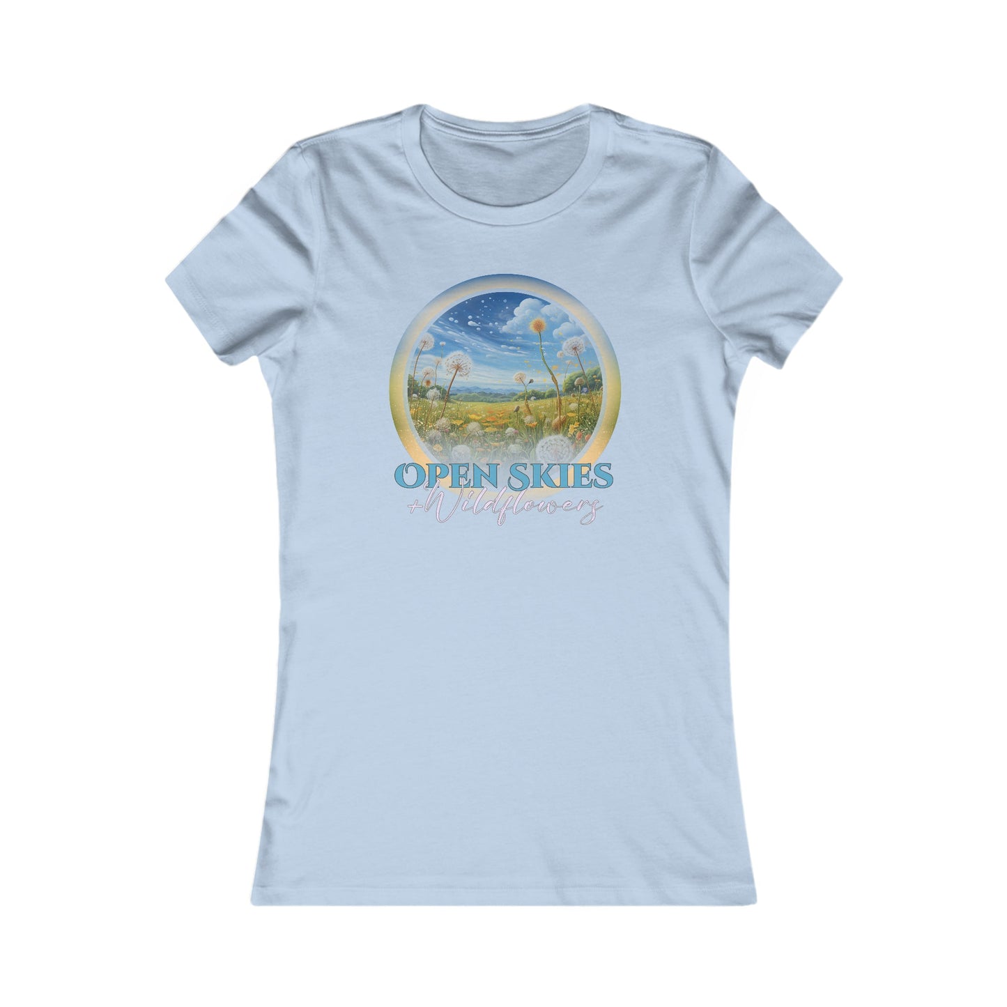Open Skies and Wildflowers - Women's Favorite Tee - One Collective Apparel