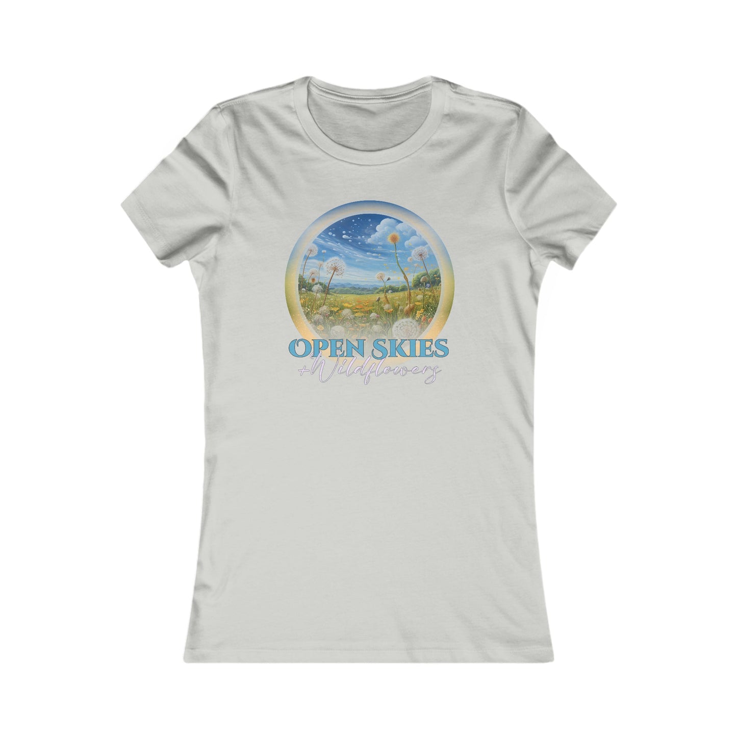Open Skies and Wildflowers - Women's Favorite Tee - One Collective Apparel