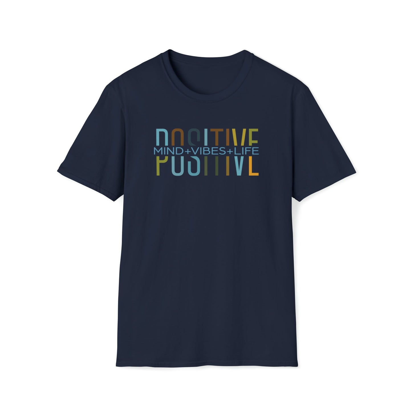 Positive Mind, Vibes, Life - Unisex Softstyle T-Shirt - One Collective Apparel