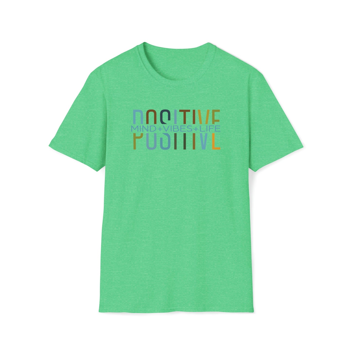 Positive Mind, Vibes, Life - Unisex Softstyle T-Shirt - One Collective Apparel