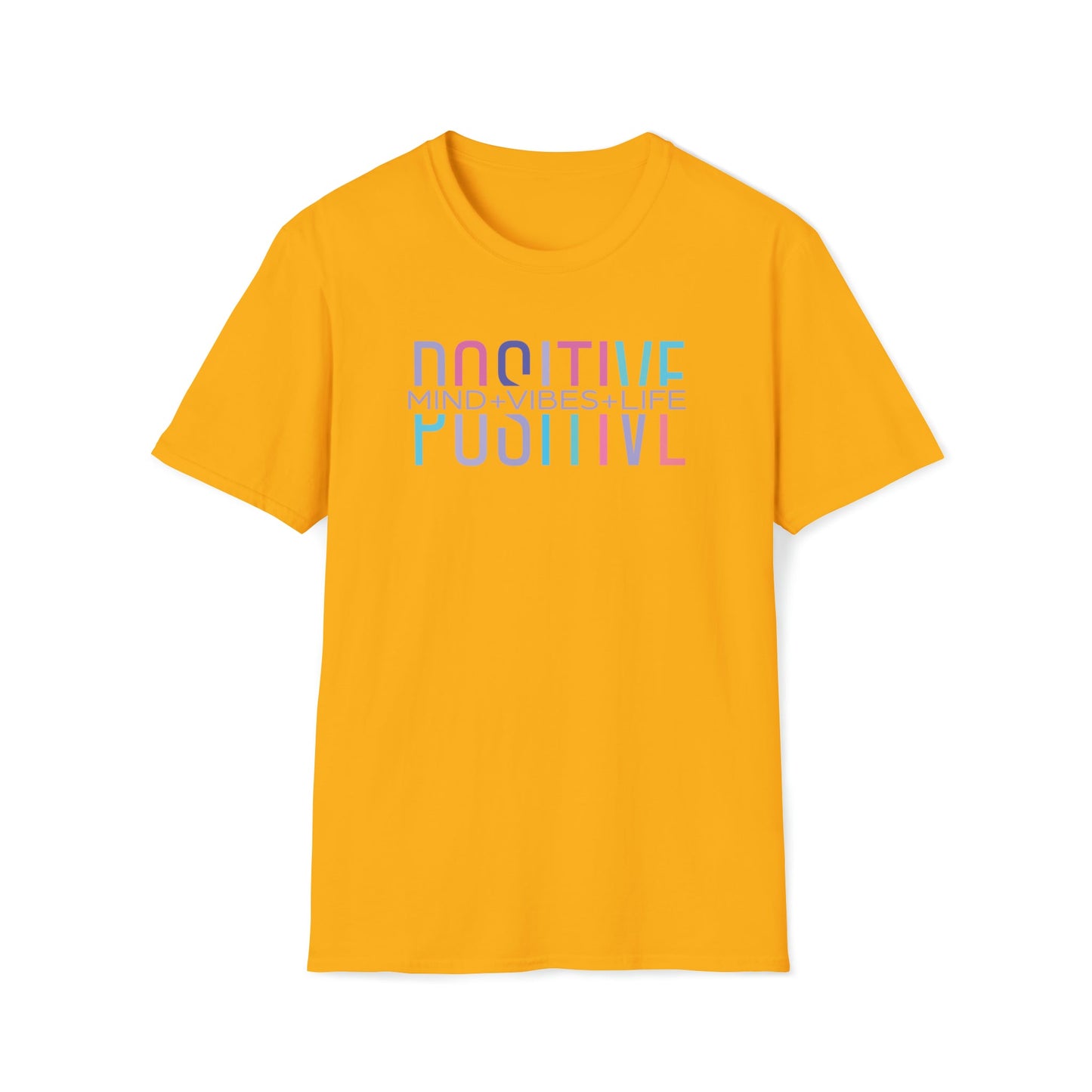 Positive Mind, Vibes, Life - Unisex Softstyle T-Shirt - One Collective Apparel