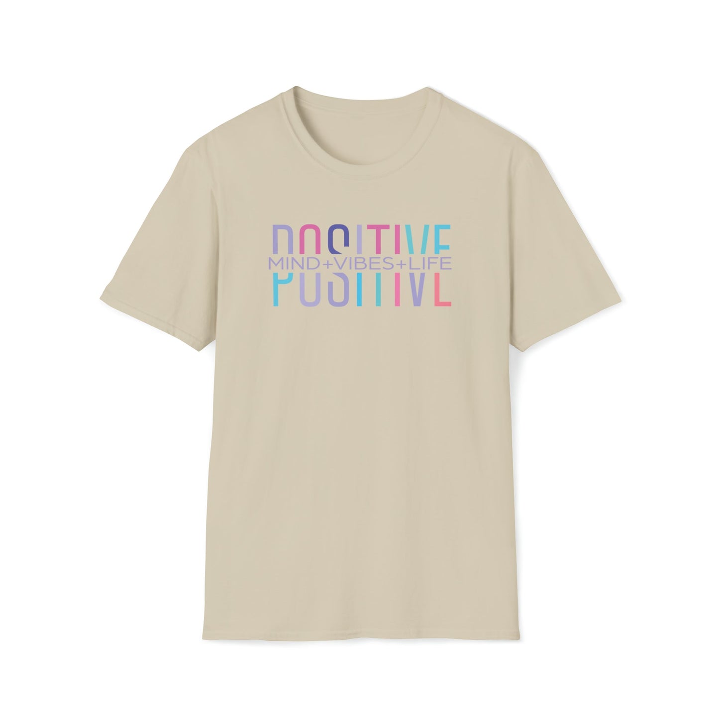 Positive Mind, Vibes, Life - Unisex Softstyle T-Shirt - One Collective Apparel