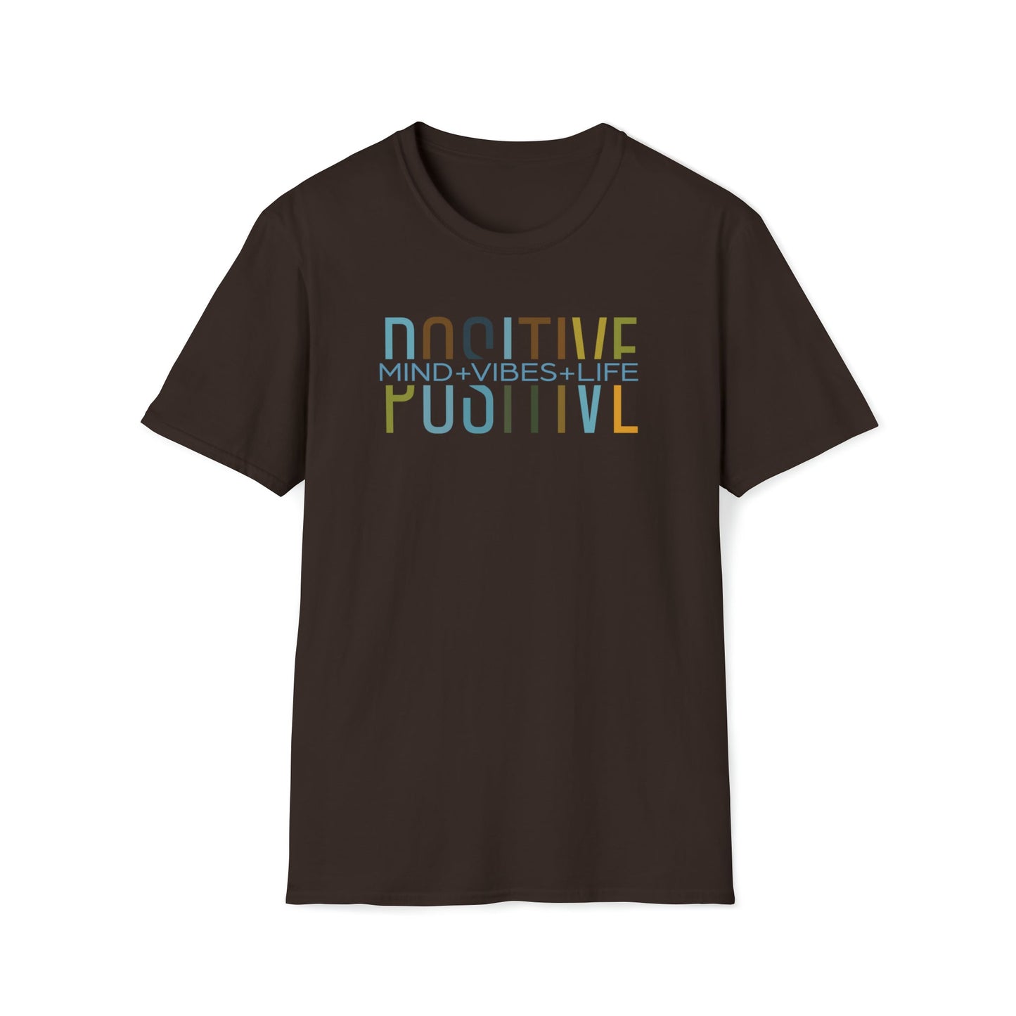 Positive Mind, Vibes, Life - Unisex Softstyle T-Shirt - One Collective Apparel