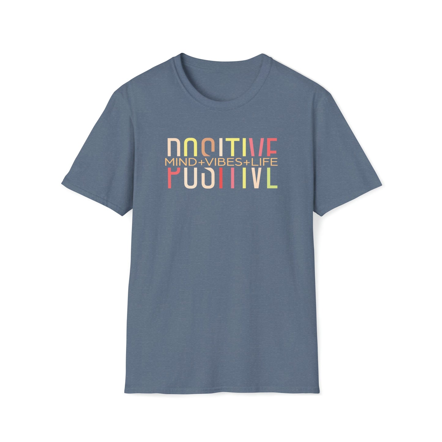 Positive Mind, Vibes, Life - Unisex Softstyle T-Shirt - One Collective Apparel