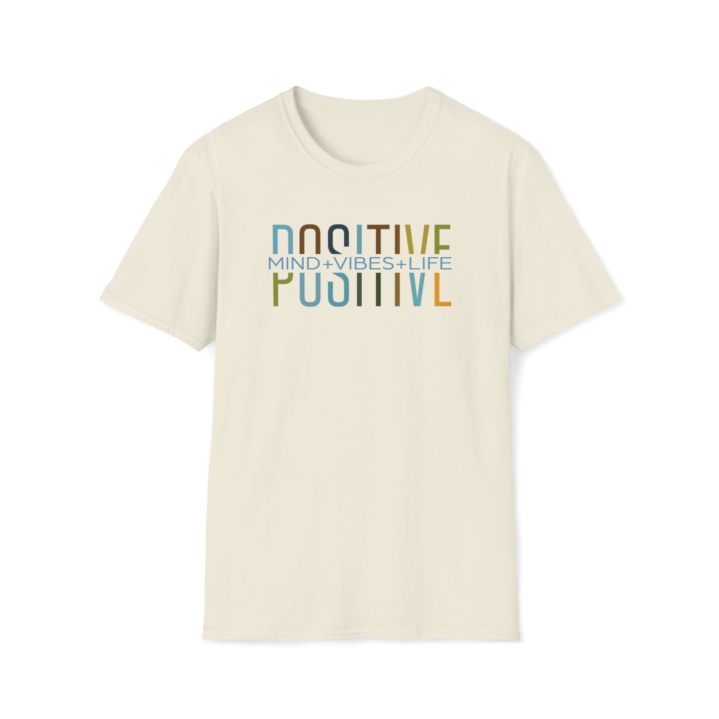 Positive Mind, Vibes, Life - Unisex Softstyle T-Shirt - One Collective Apparel