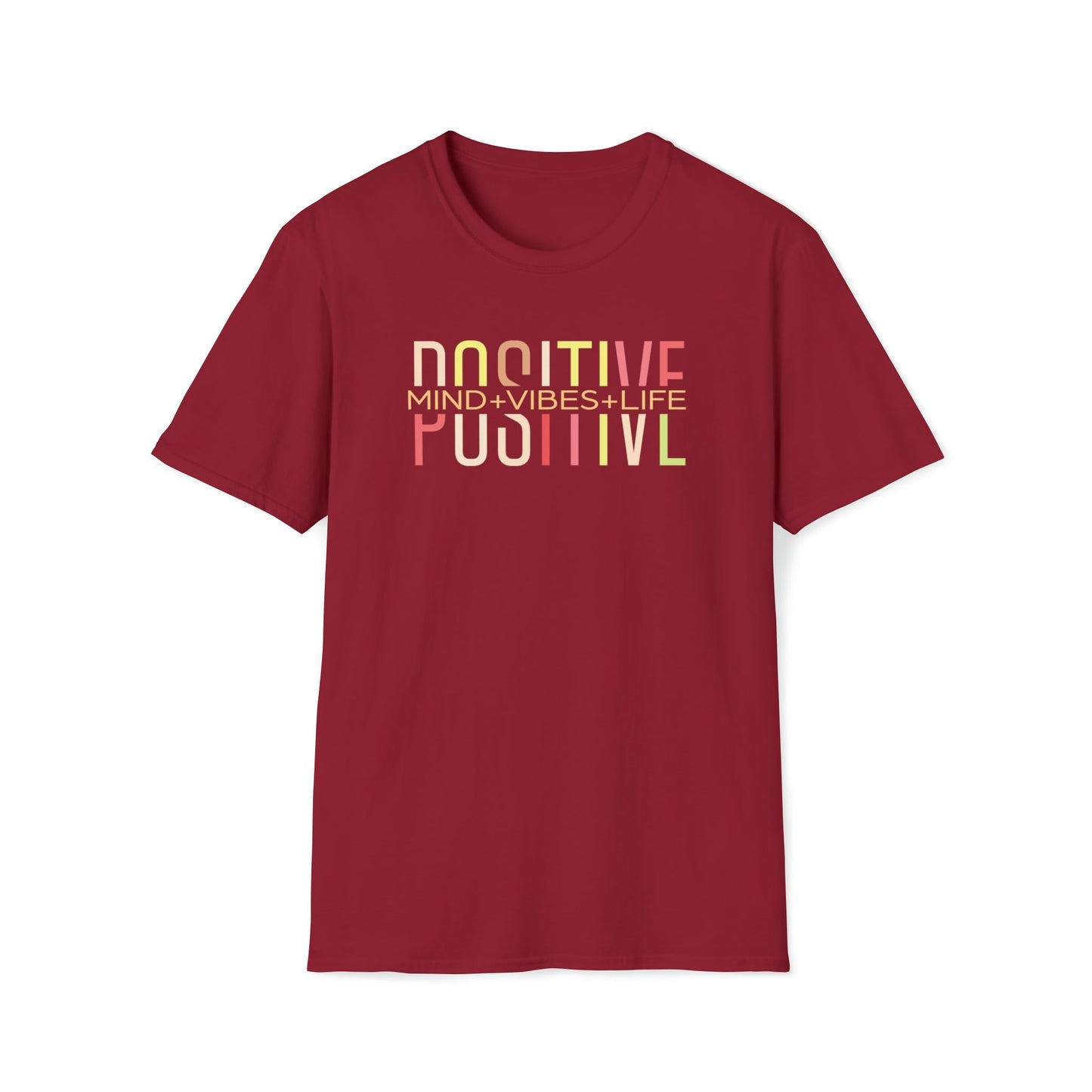 Positive Mind, Vibes, Life - Unisex Softstyle T-Shirt - One Collective Apparel